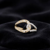Double Band Diamond Ring