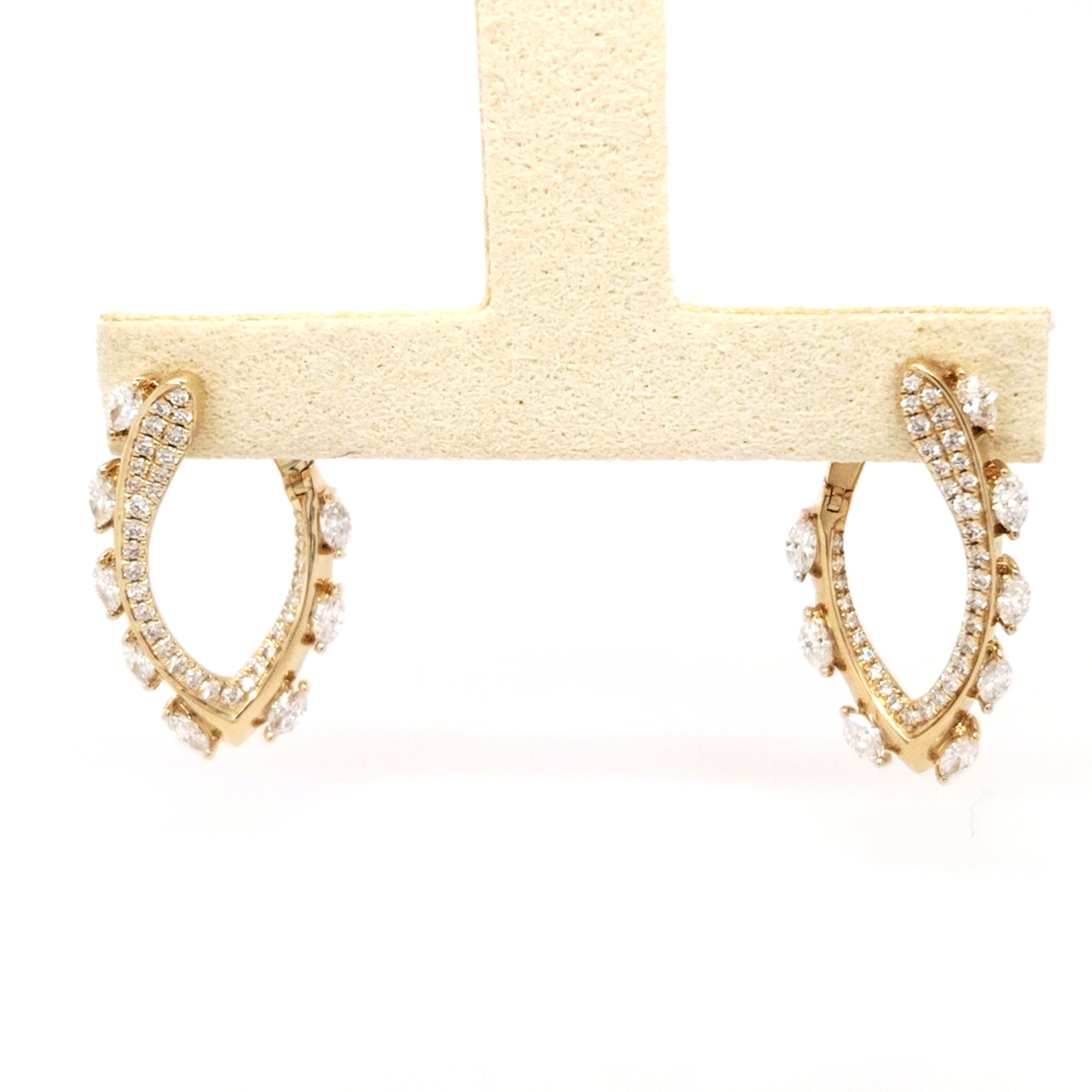 AURUM MARQUISE HOOPS