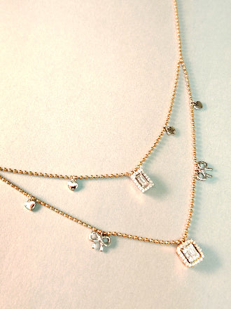 Bowknot Charm Necklace