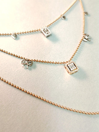 Bowknot Charm Necklace
