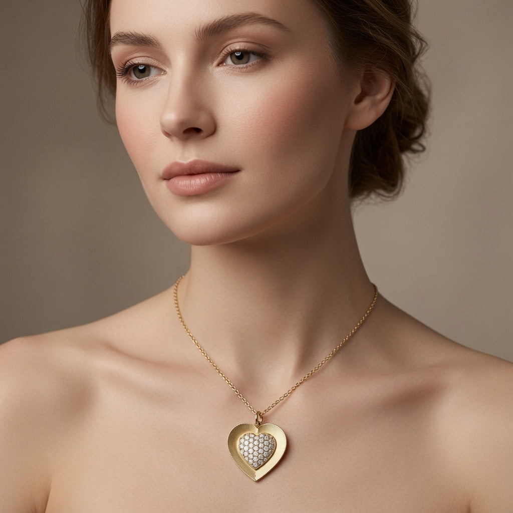 Eternal Heart Diamond Pendant