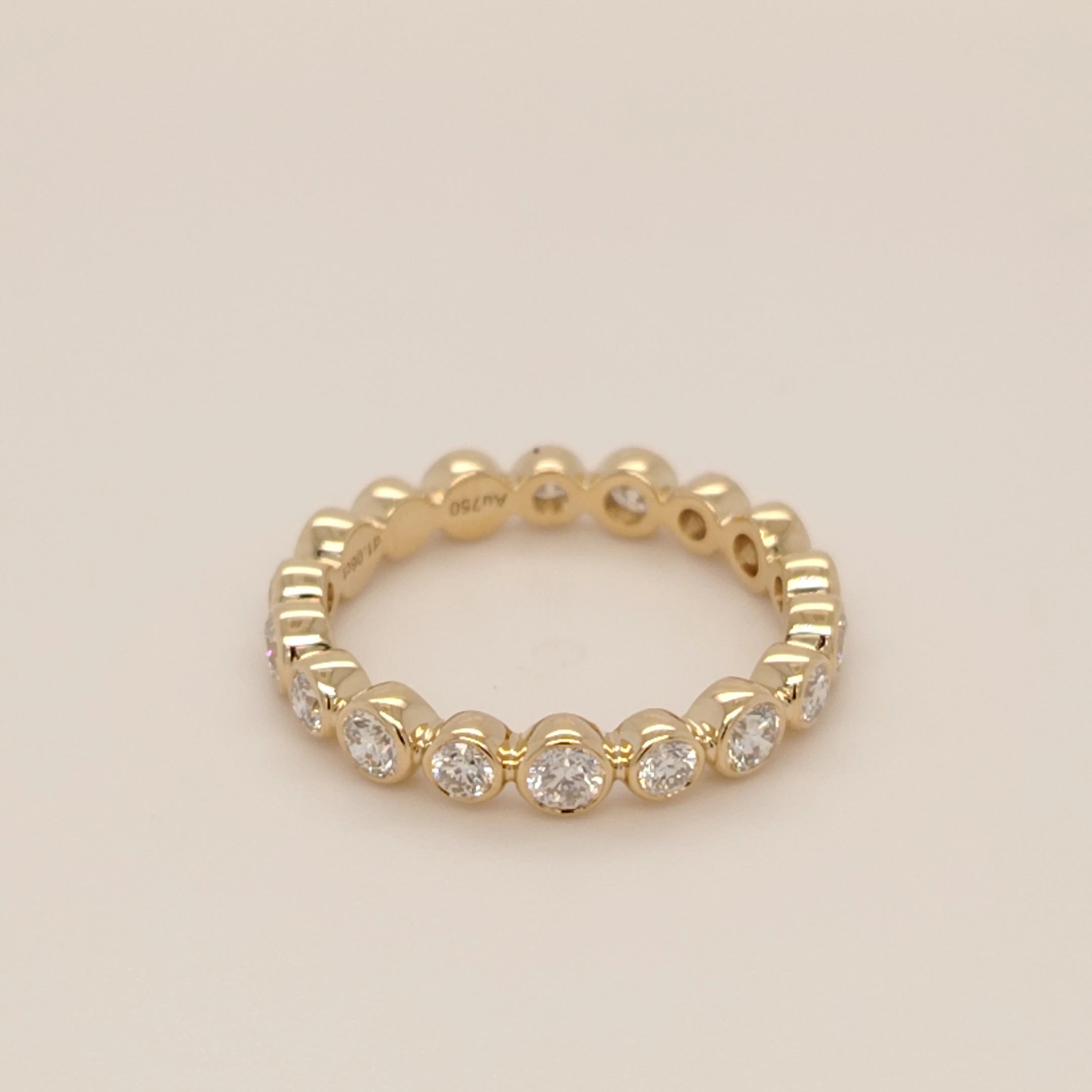 Baguette &amp; Round Diamond Elegance Ring