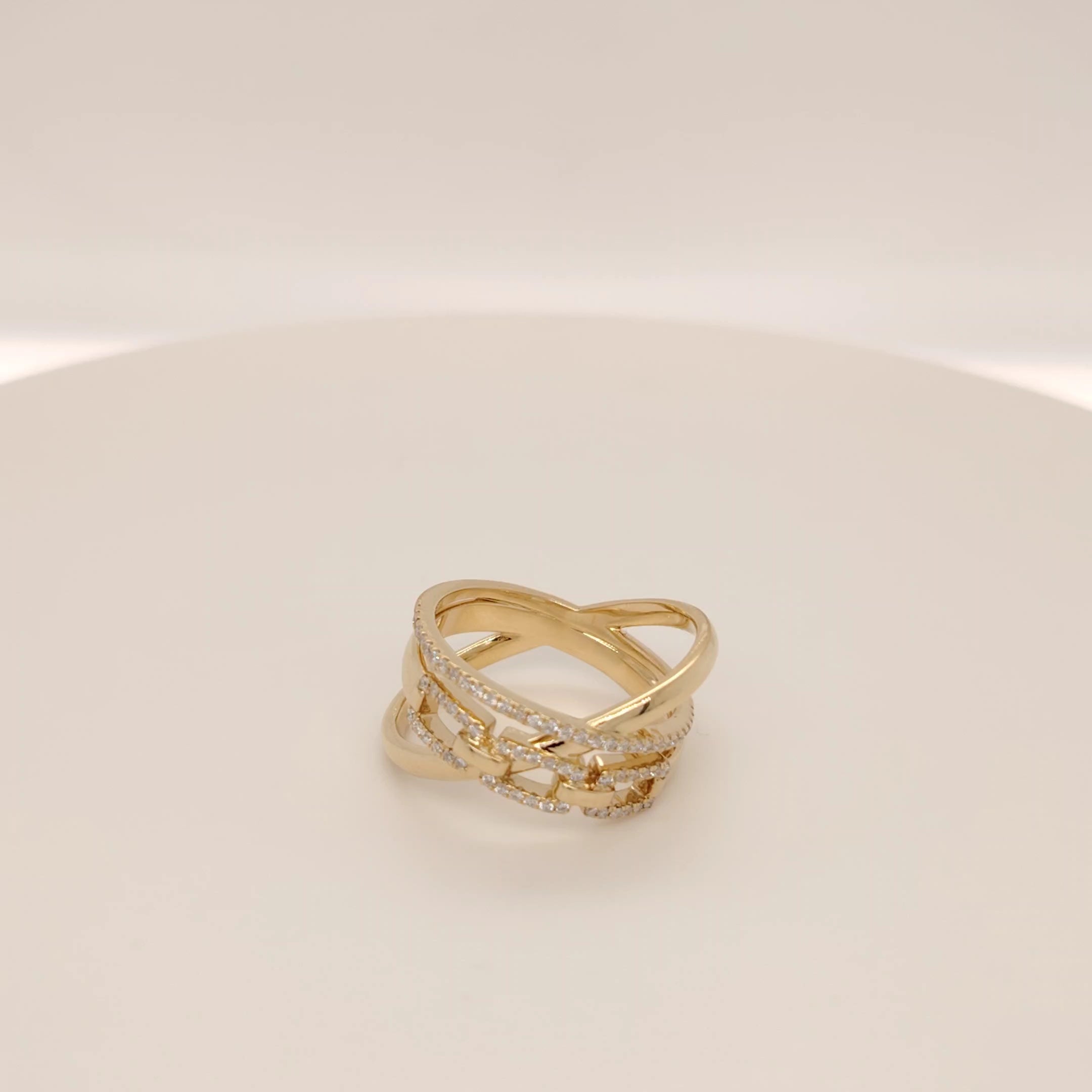 Radiant Harmony Diamond Ring