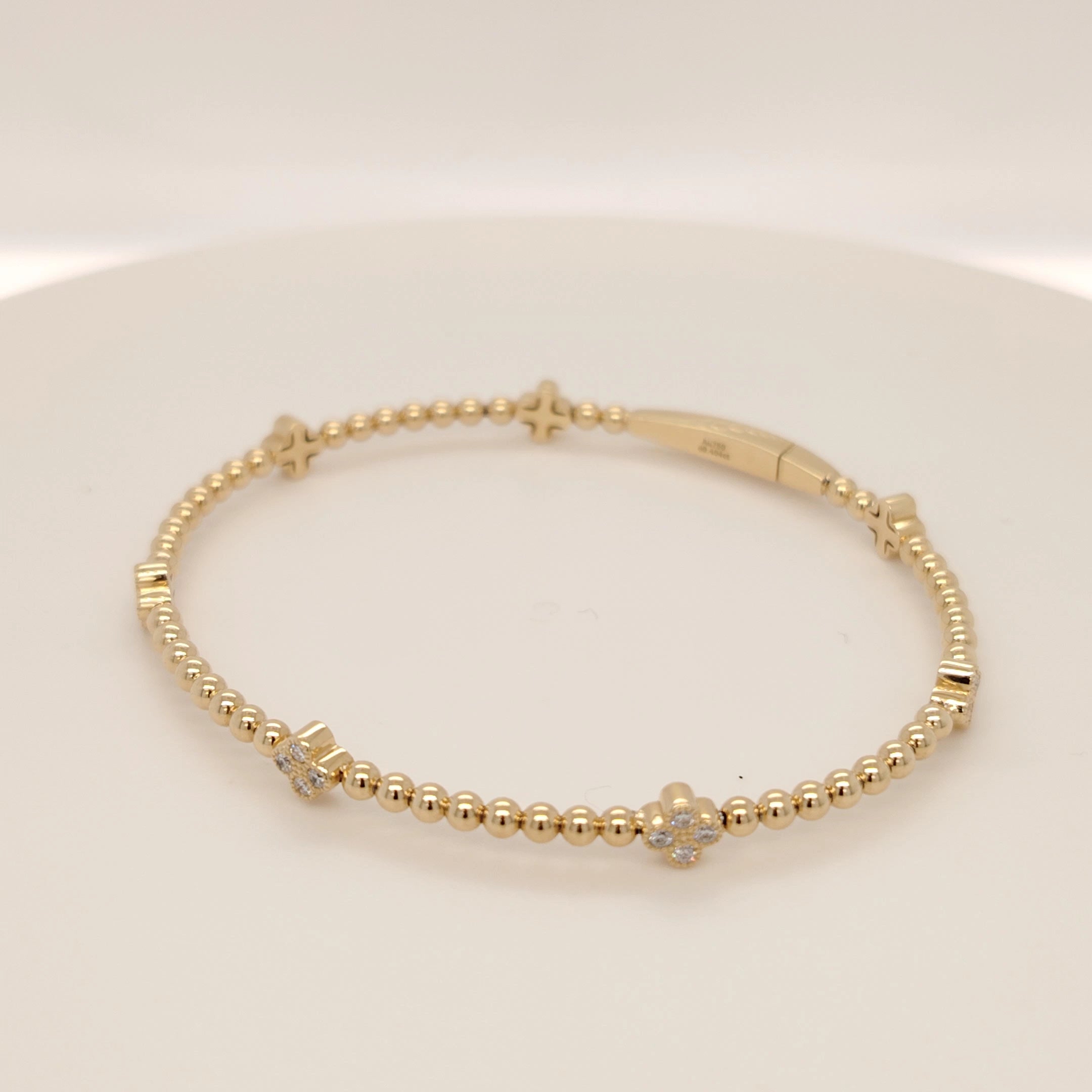 Golden Bead Blossom Bracelet