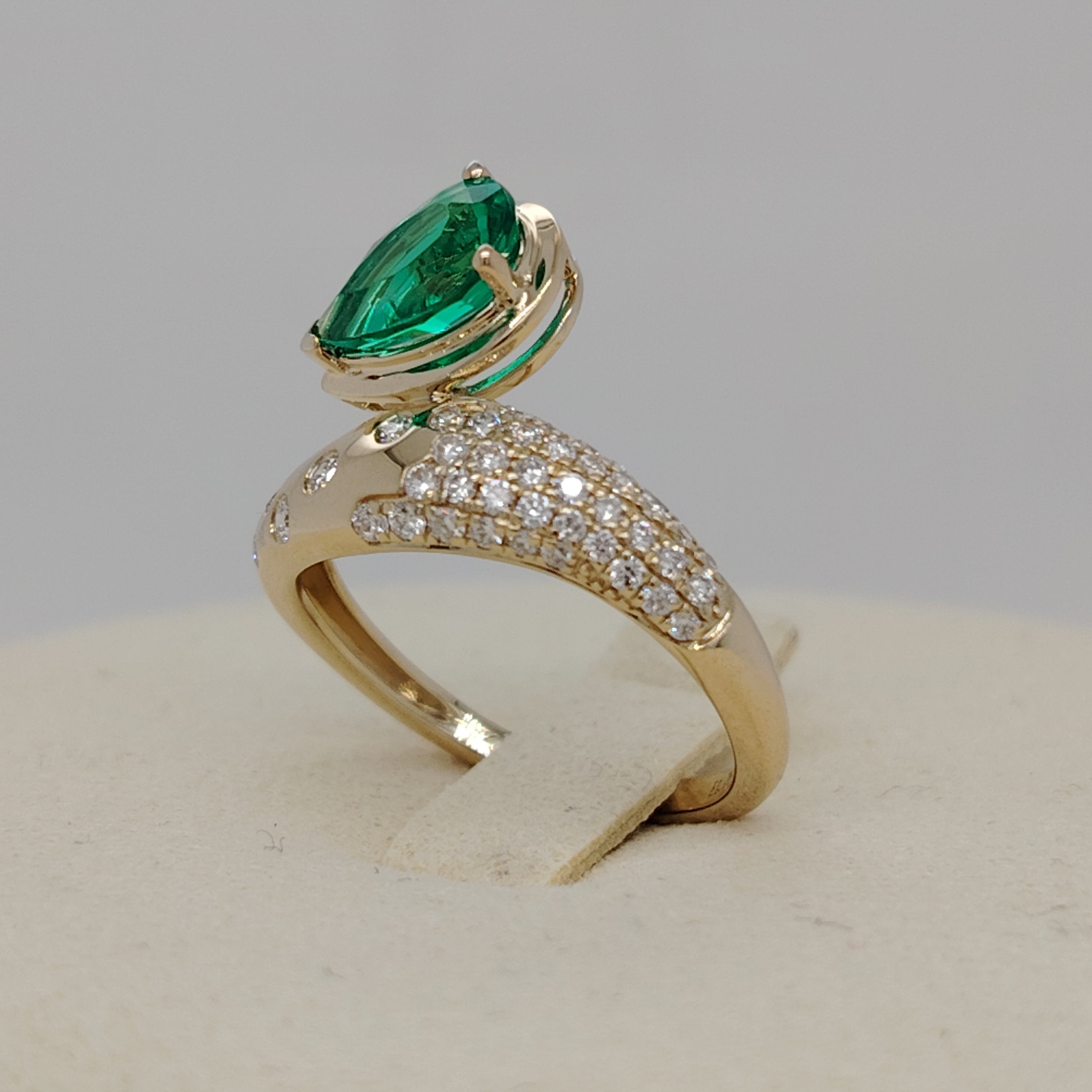 Gem Studded Designer Ring