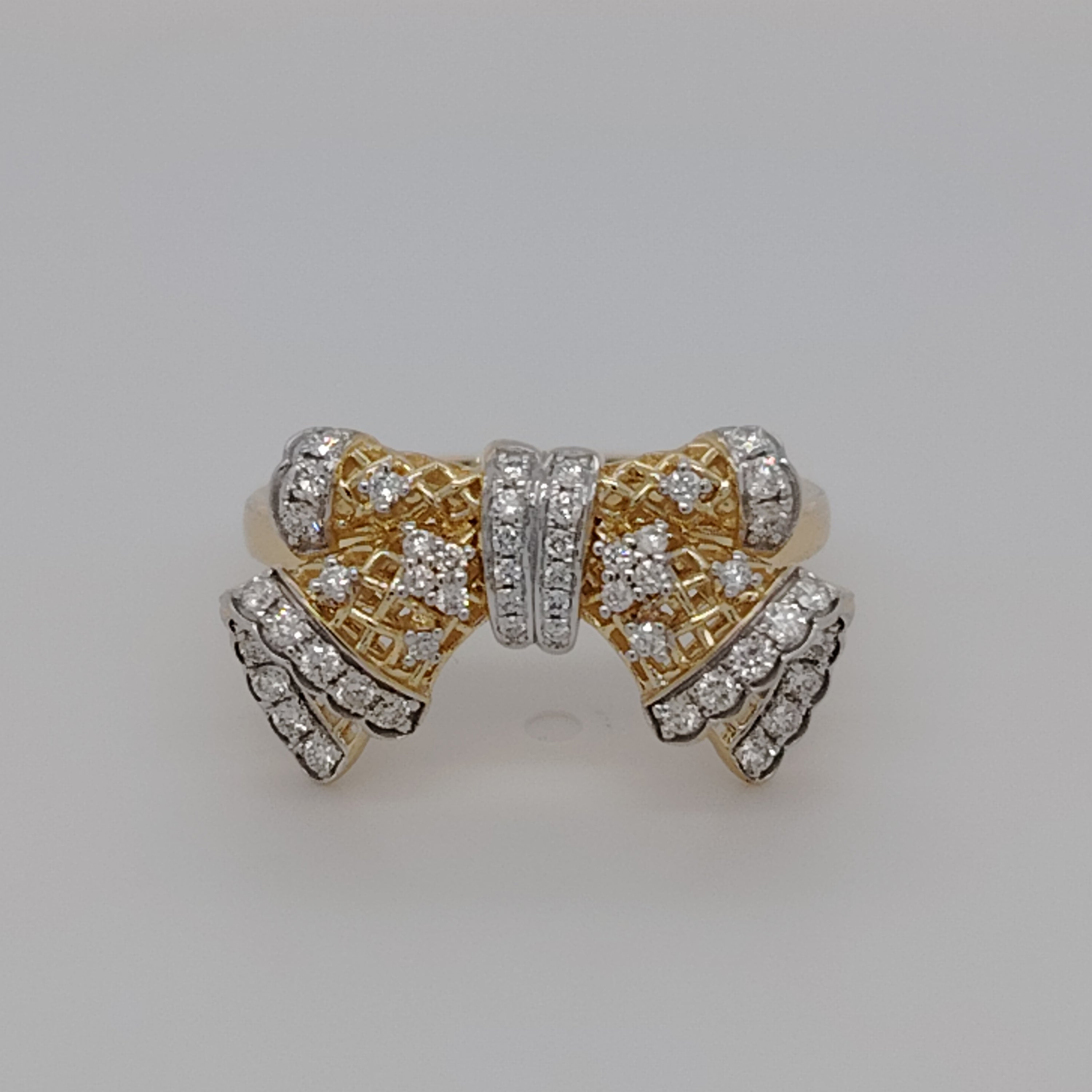 Bowtie Diamond Ring