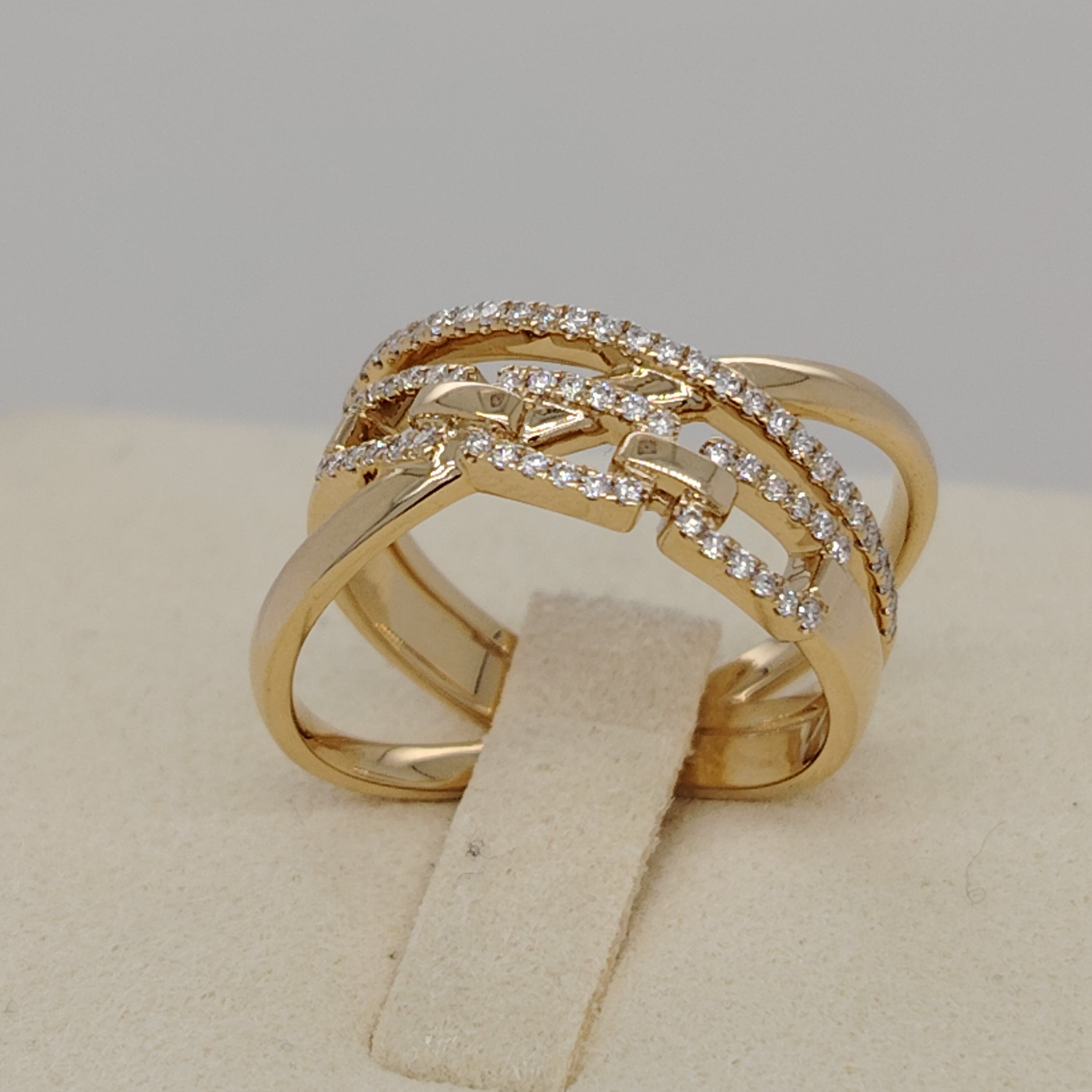 Radiant Harmony Diamond Ring