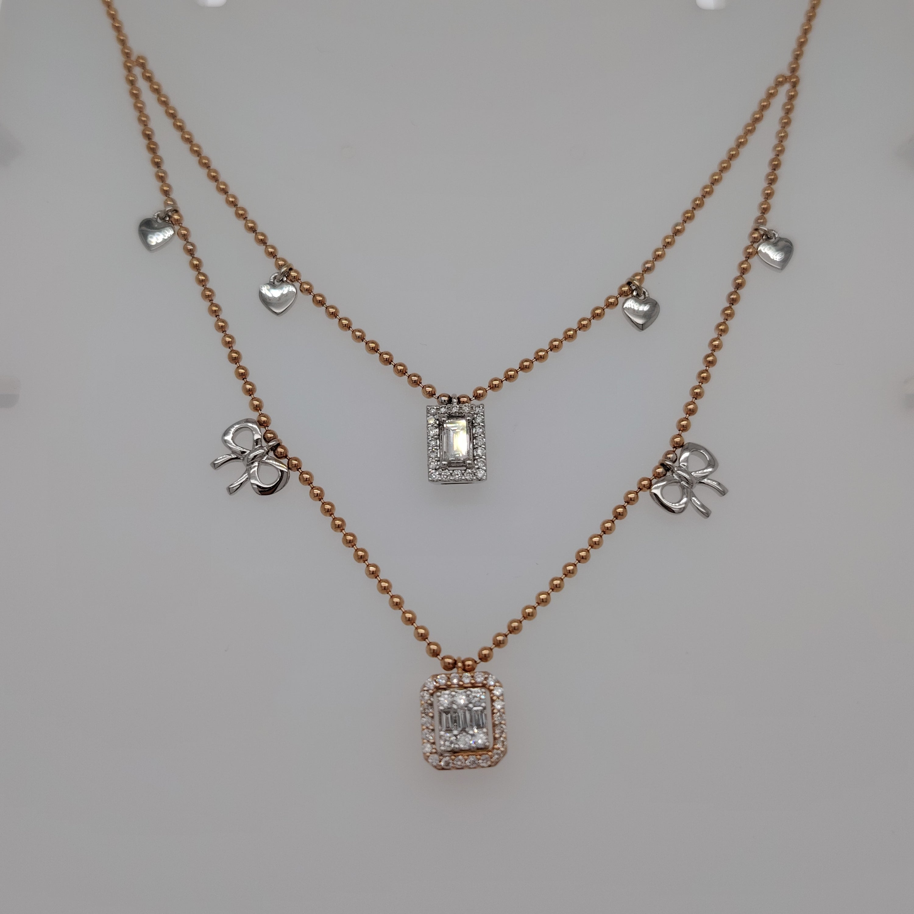 Bowknot Charm Necklace