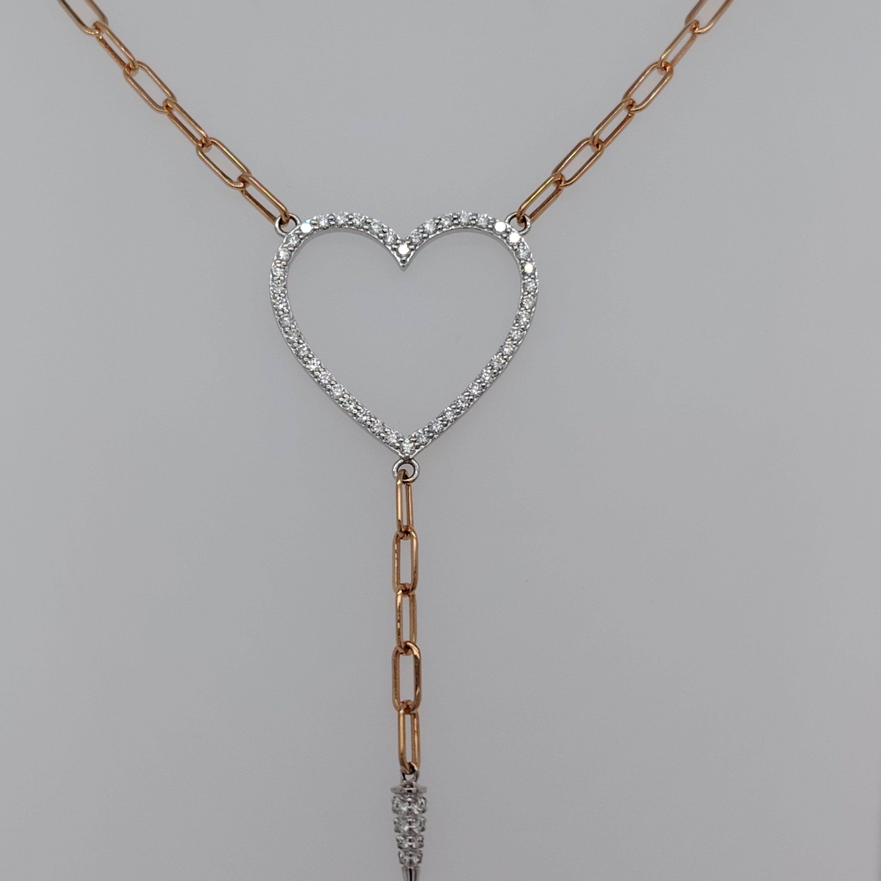 Radiant Heart Spike Necklace