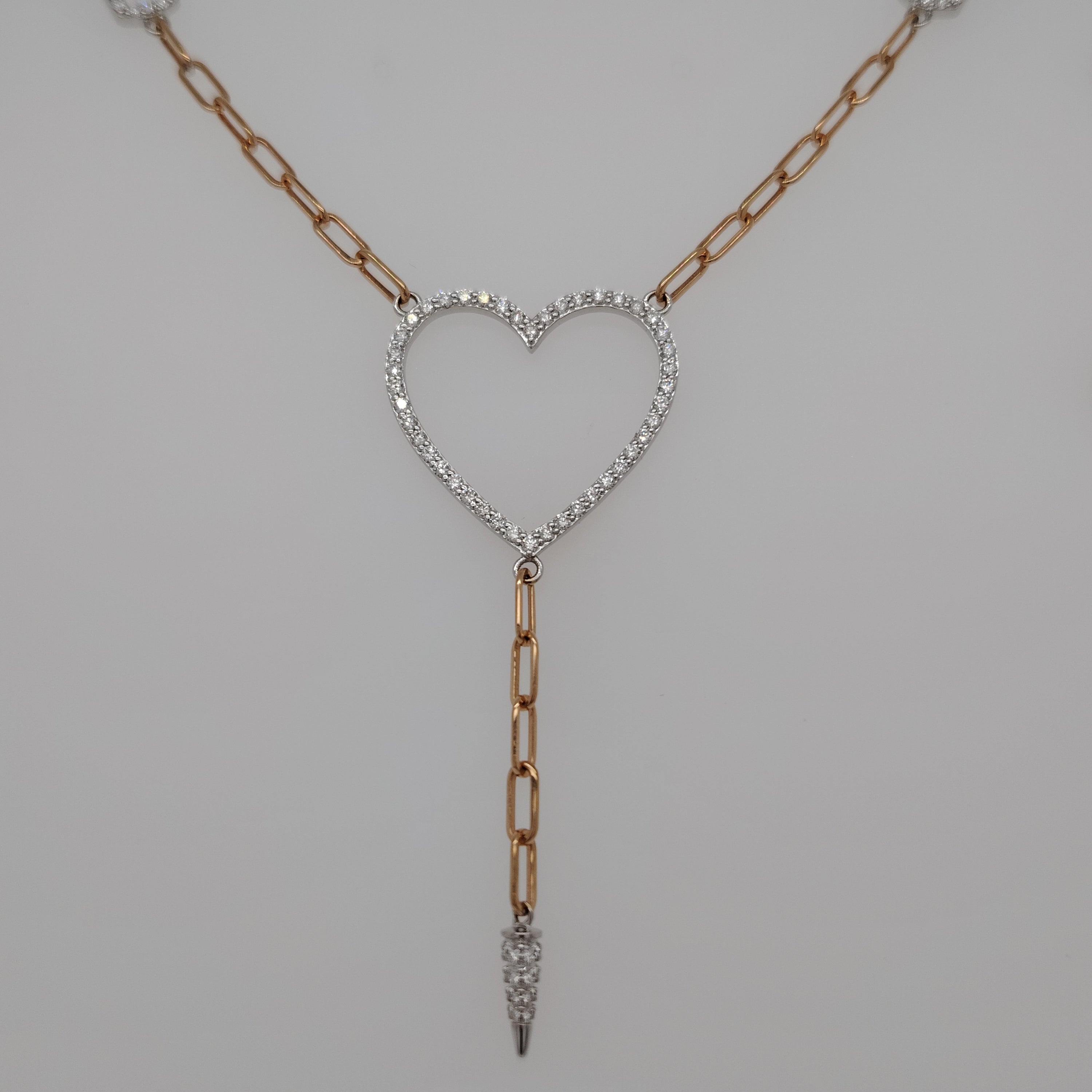 Radiant Heart Spike Necklace