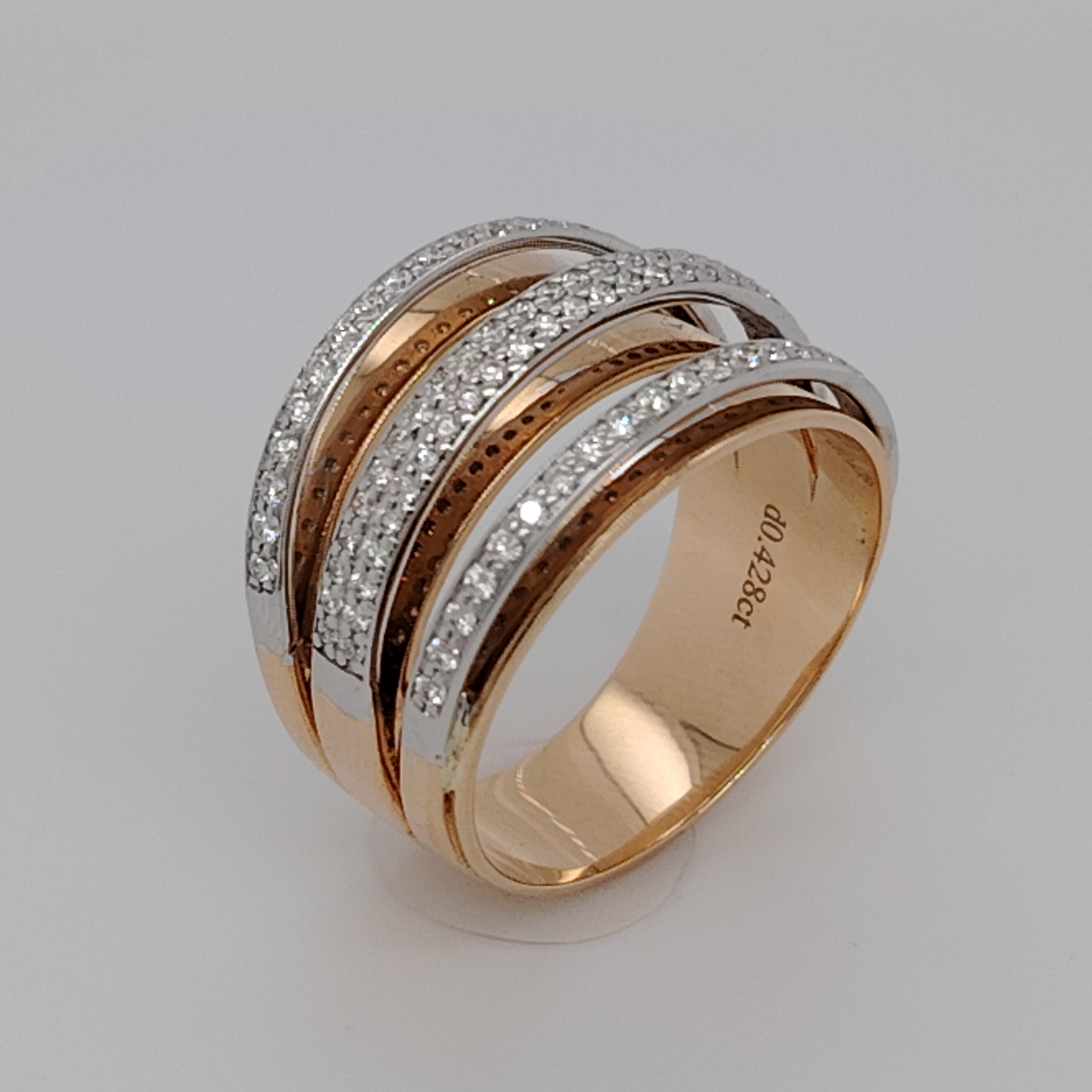 Cascading Sparkle Ring