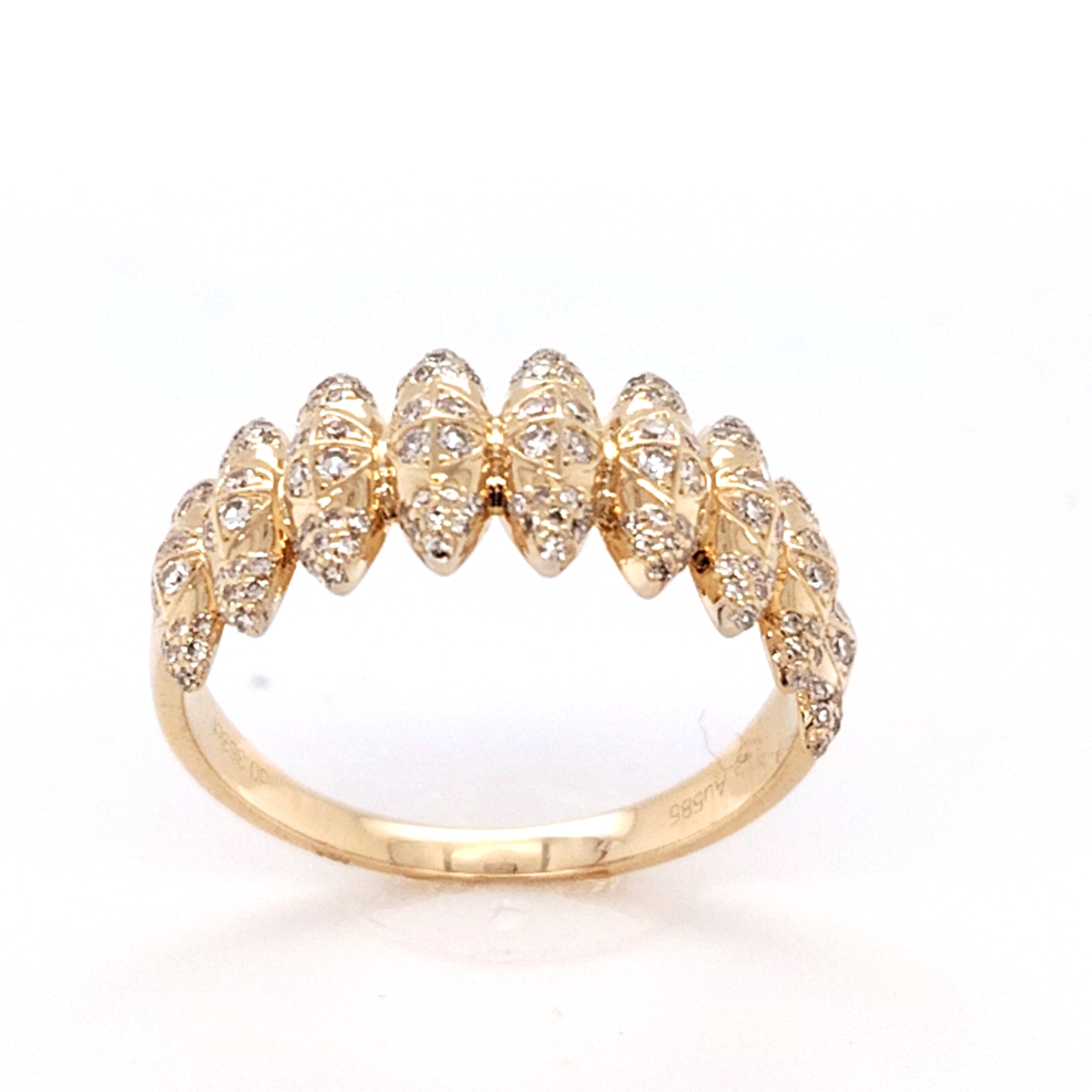 Radiant Marquise Crown Ring