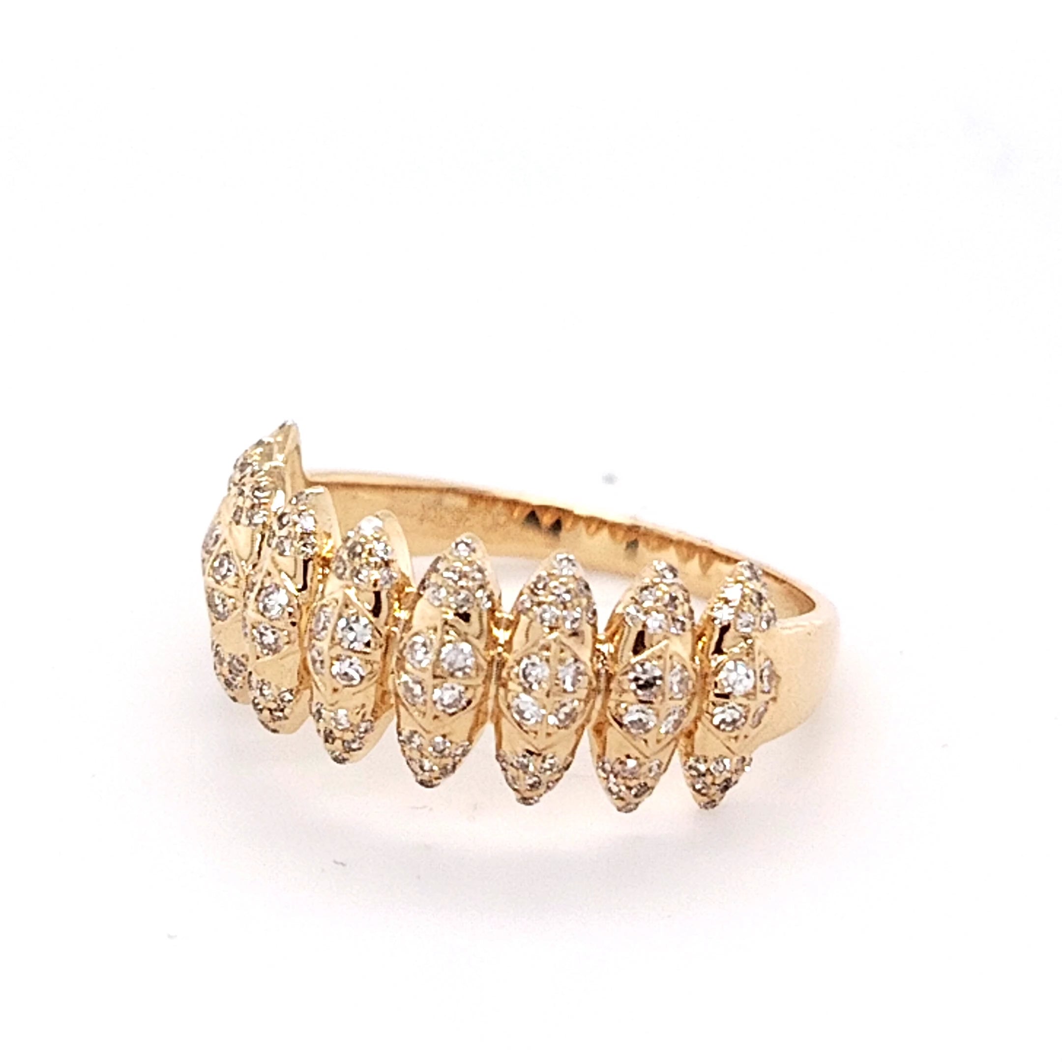 Radiant Marquise Crown Ring