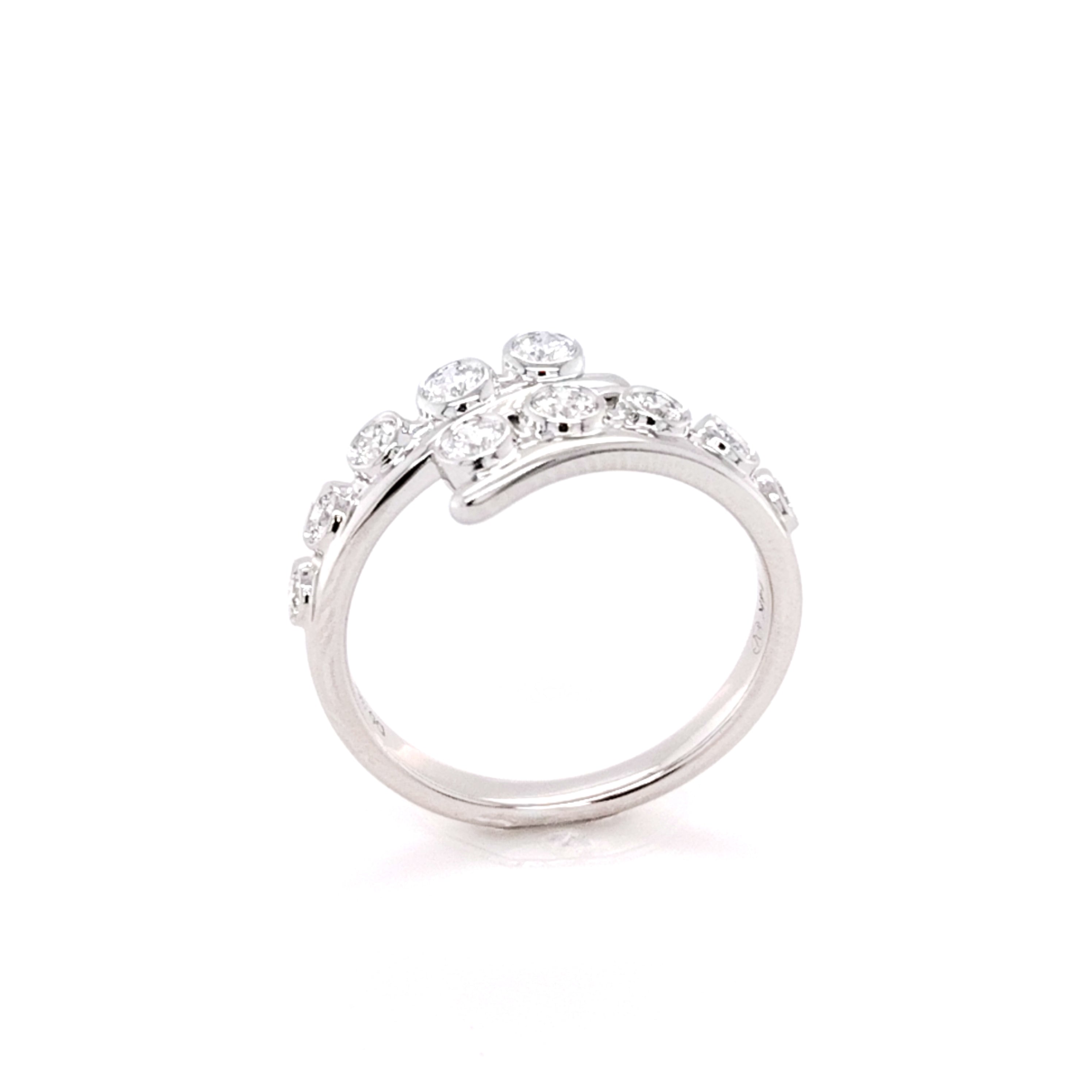 Diamond Orbit Ring