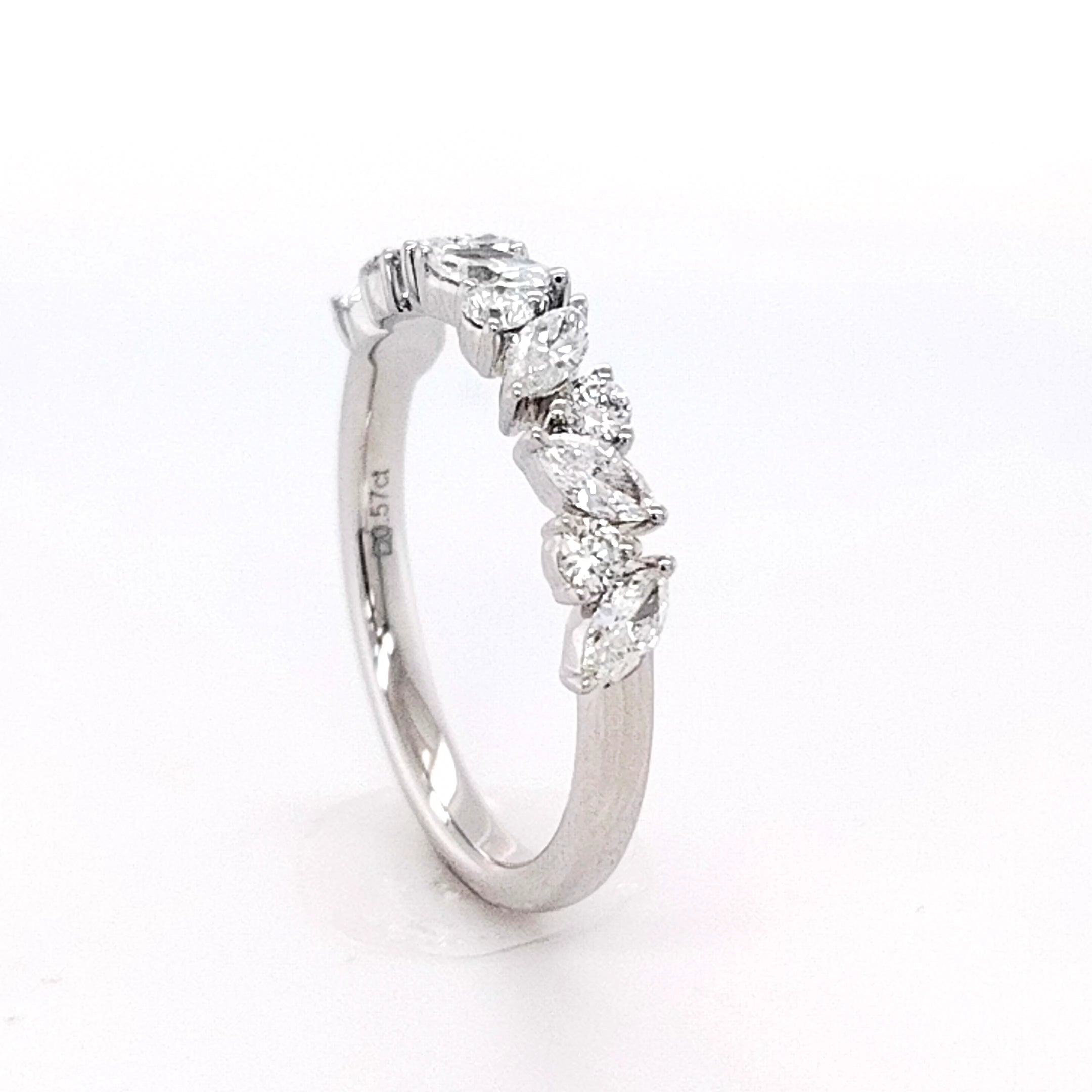 Geometric Brilliance Diamond Band