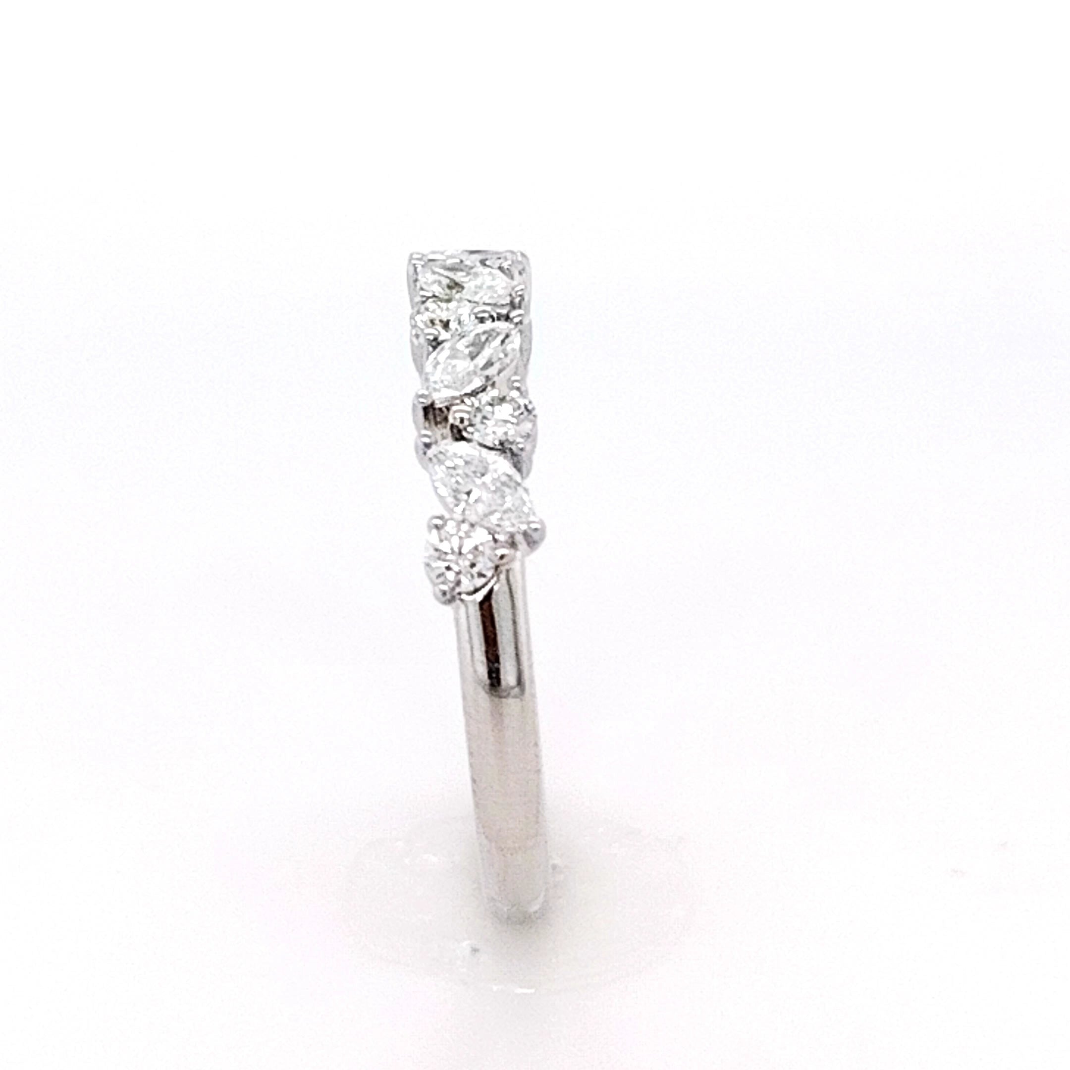 Geometric Brilliance Diamond Band