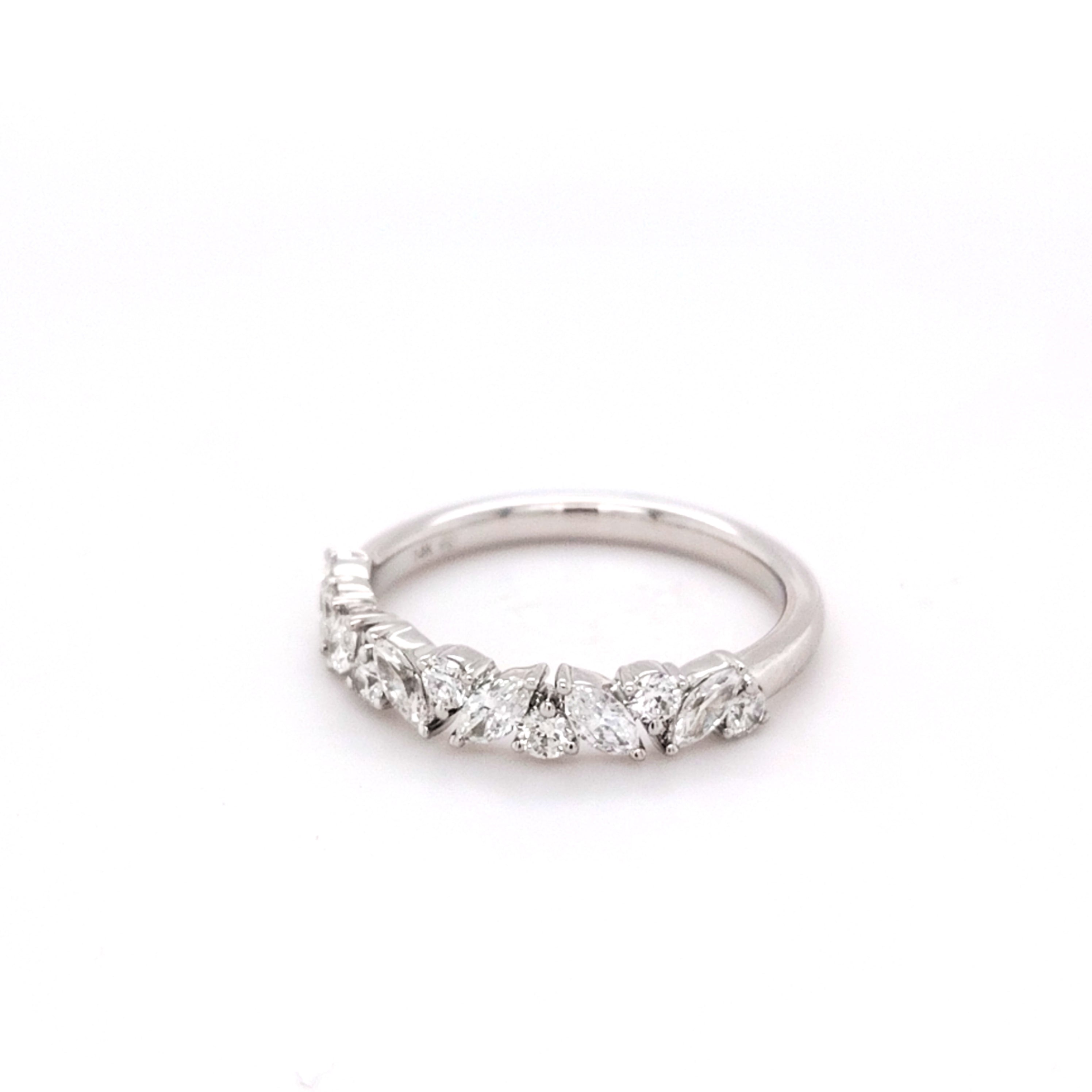Geometric Brilliance Diamond Band