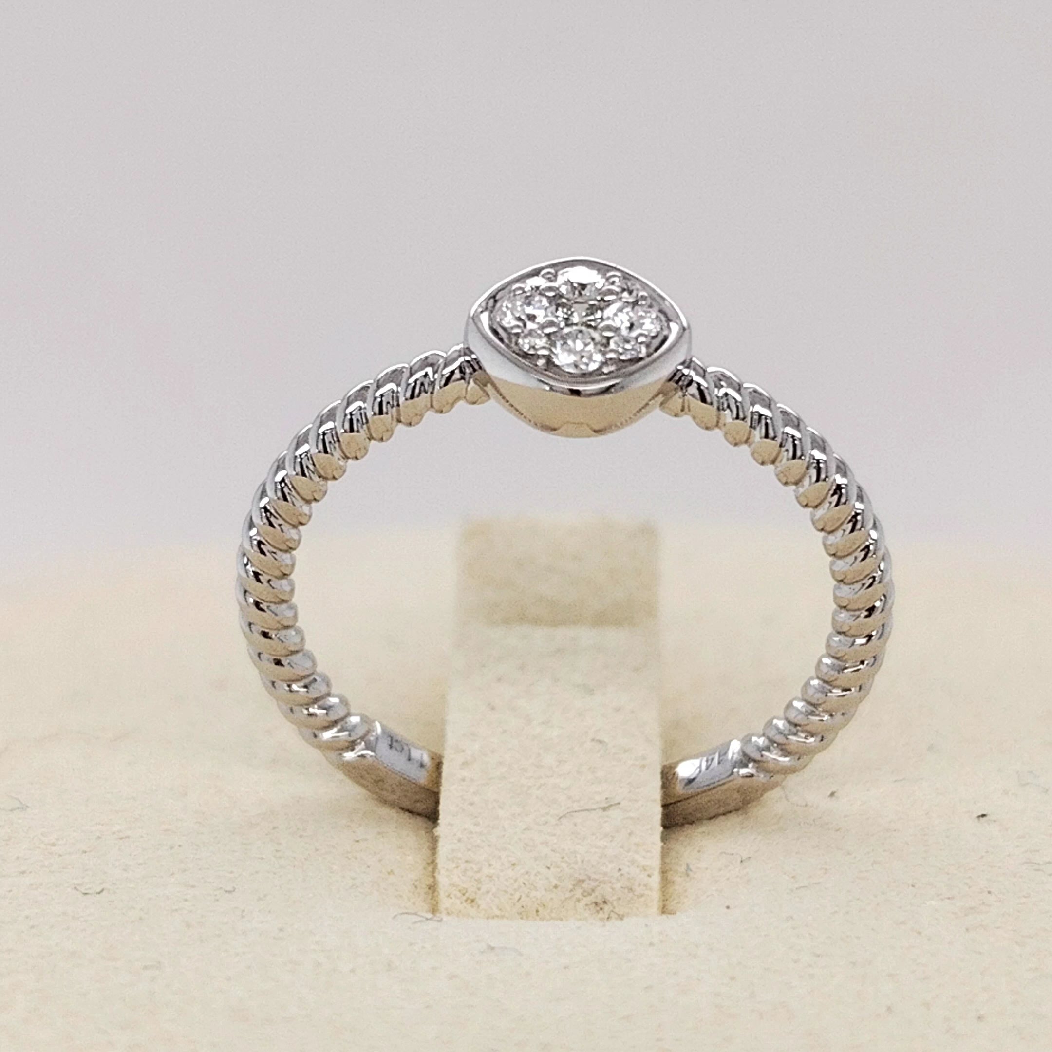 Timeless Rope Diamond Ring