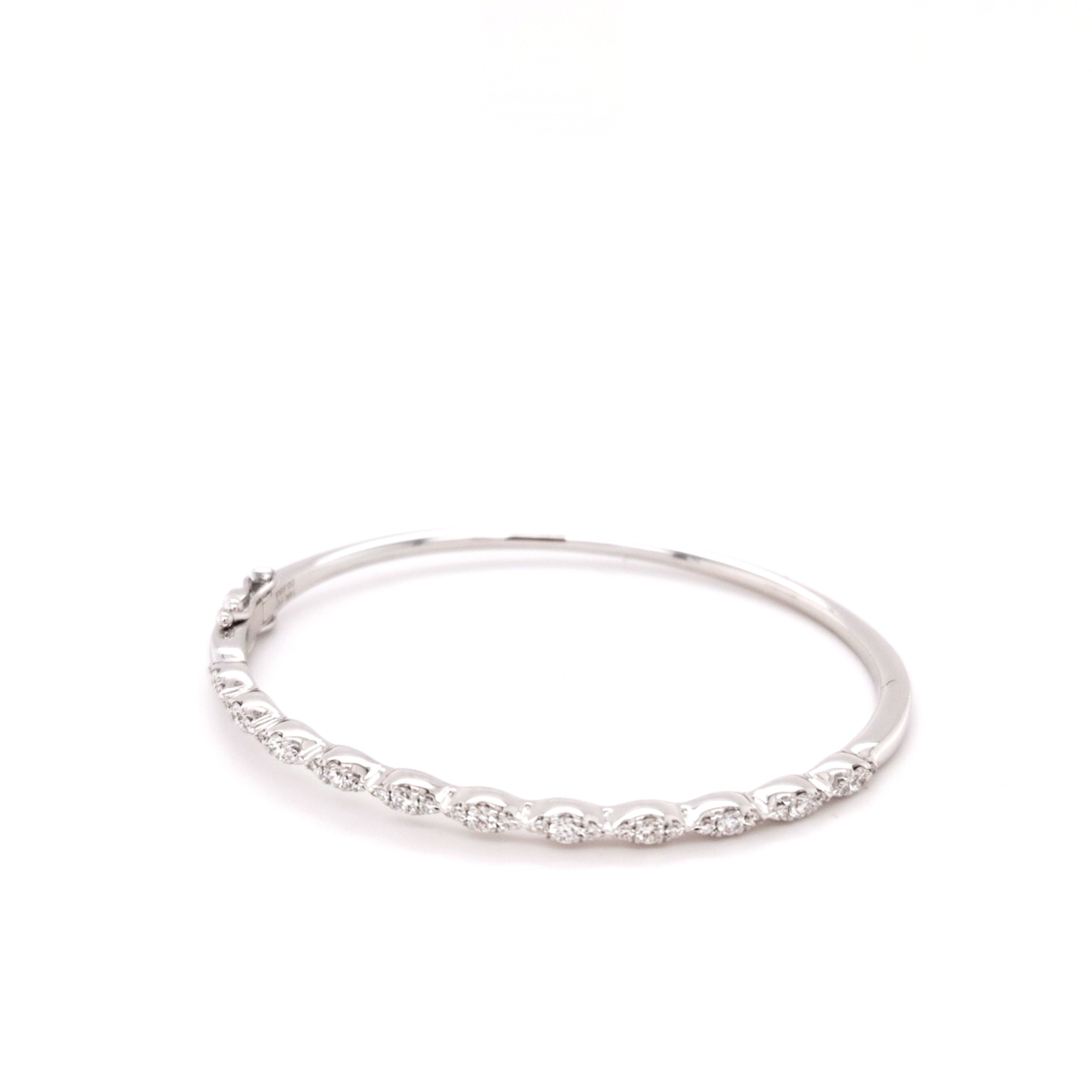 Diamond Vine Bangle Bracelet
