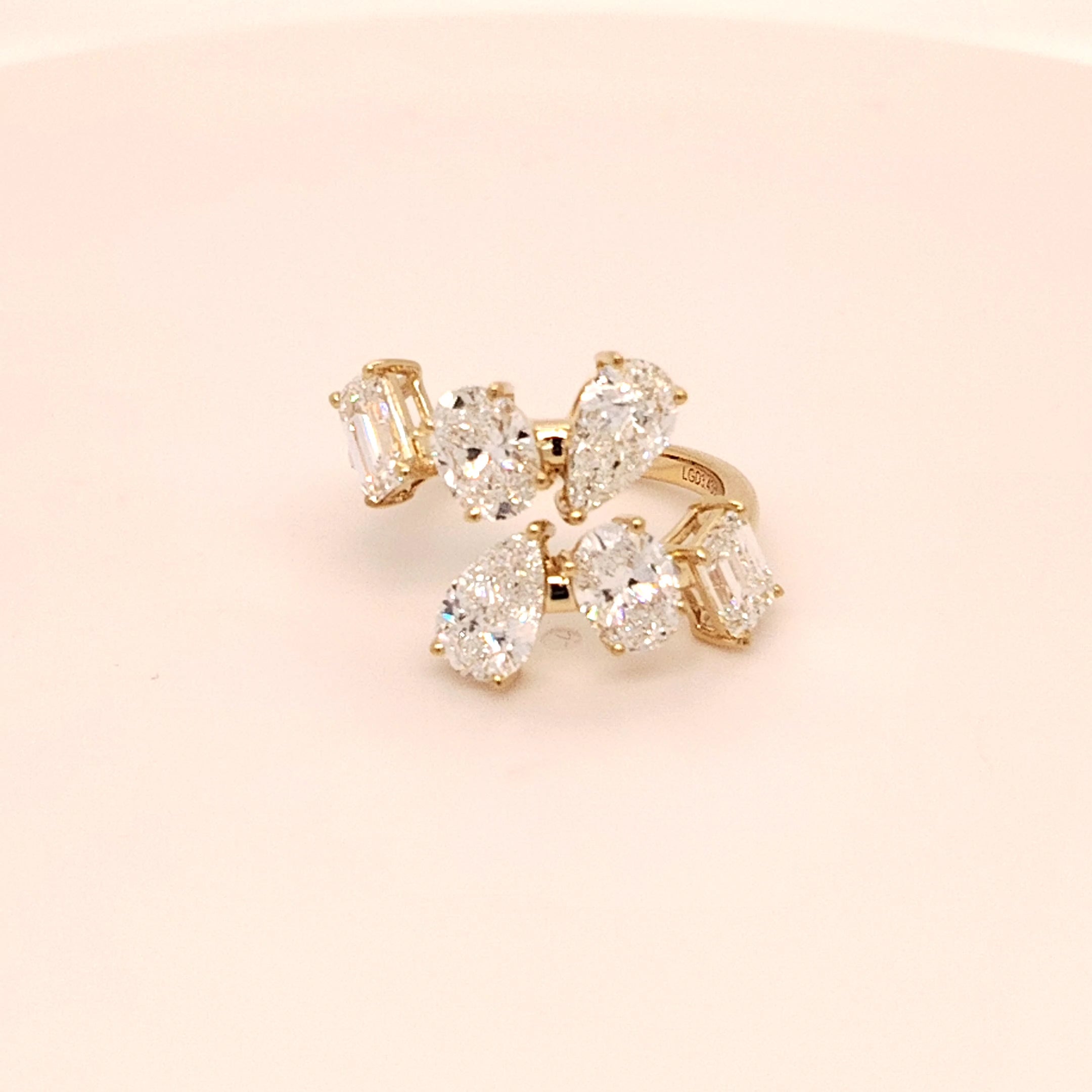 Radiant Multi-Stone Lab Grown Diamond Ring