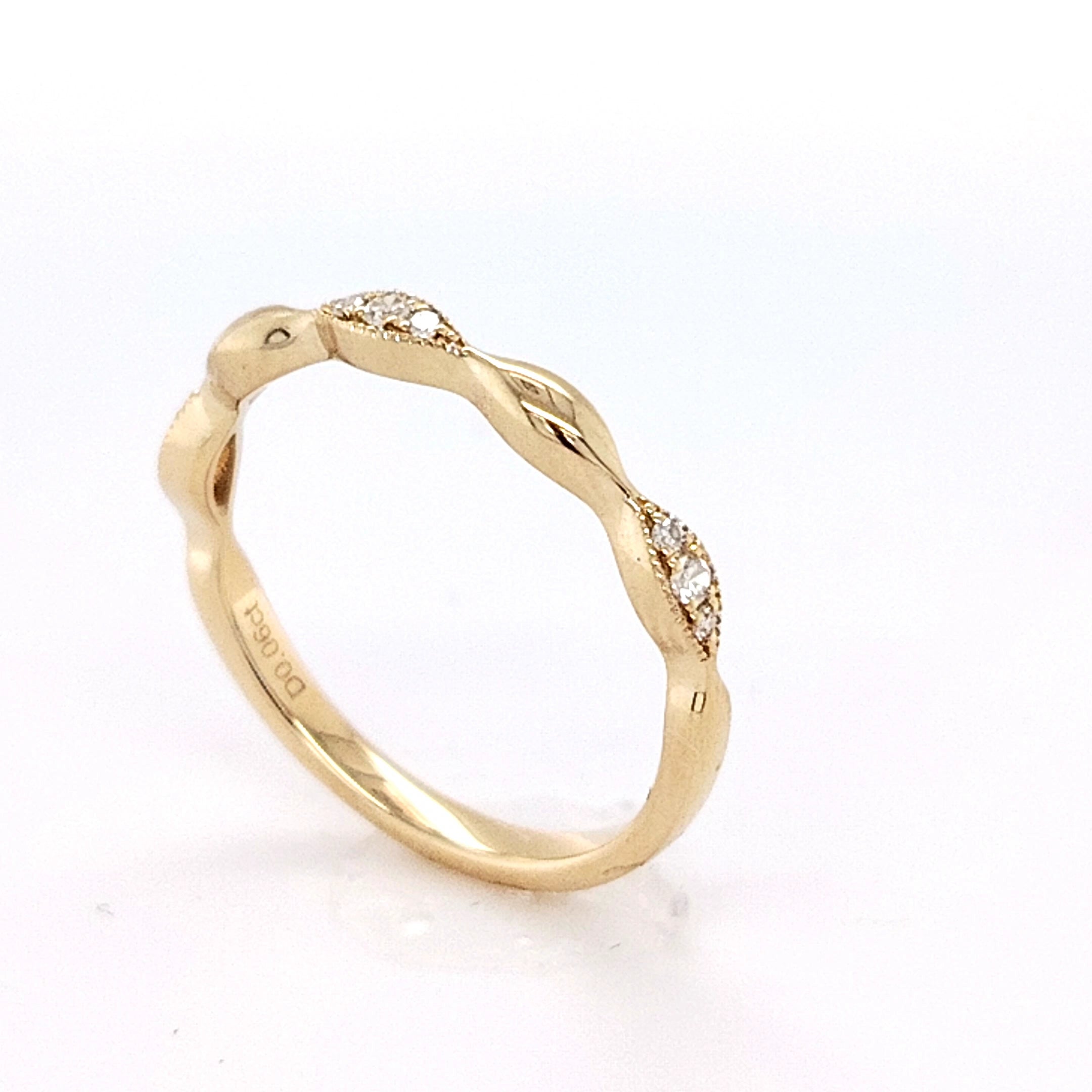 Infinity Twist Diamond Ring