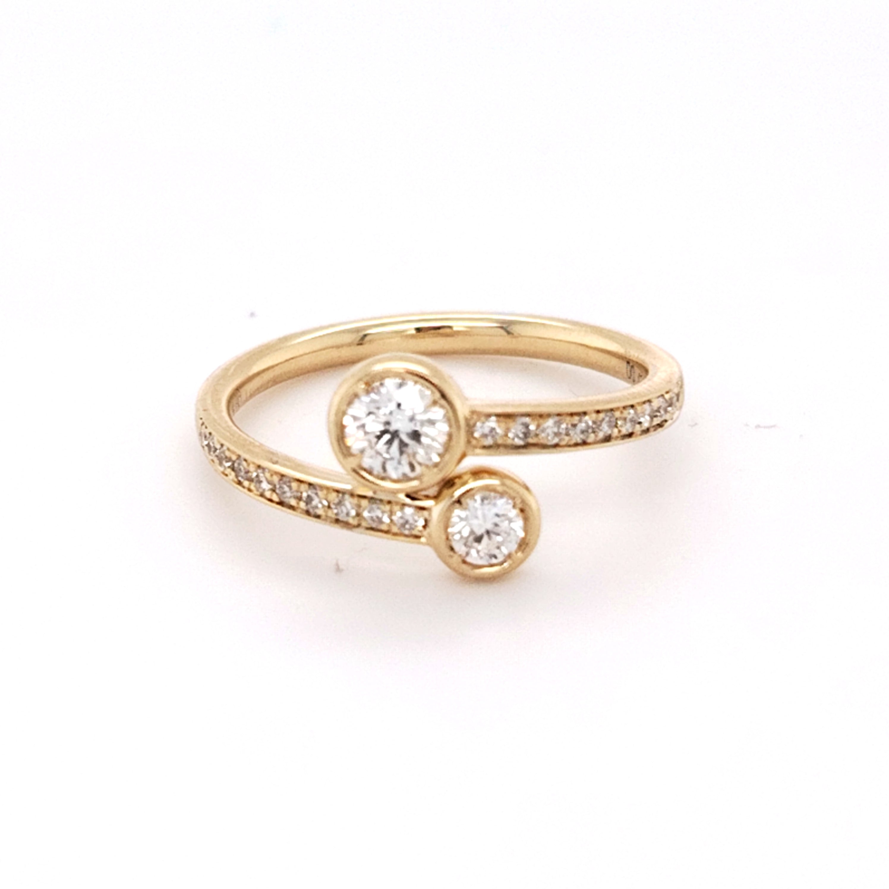 Pavé Accent Bypass Ring