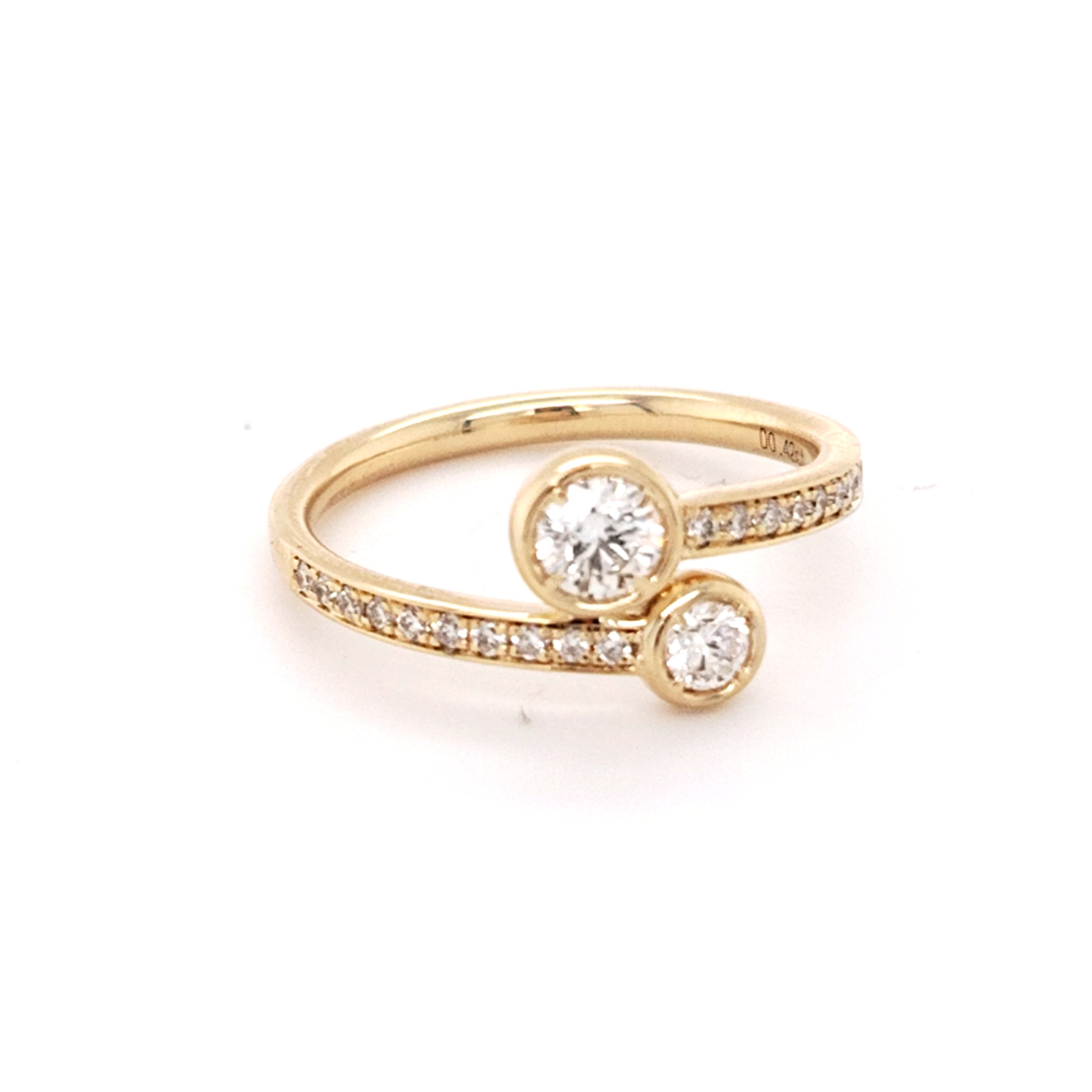 Pavé Accent Bypass Ring