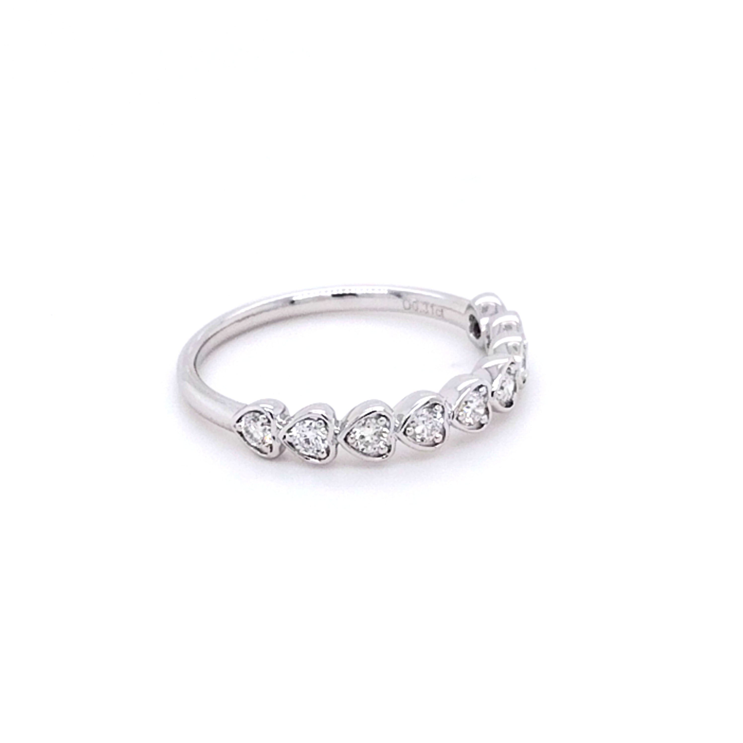 Beloved Hearts Diamond Ring