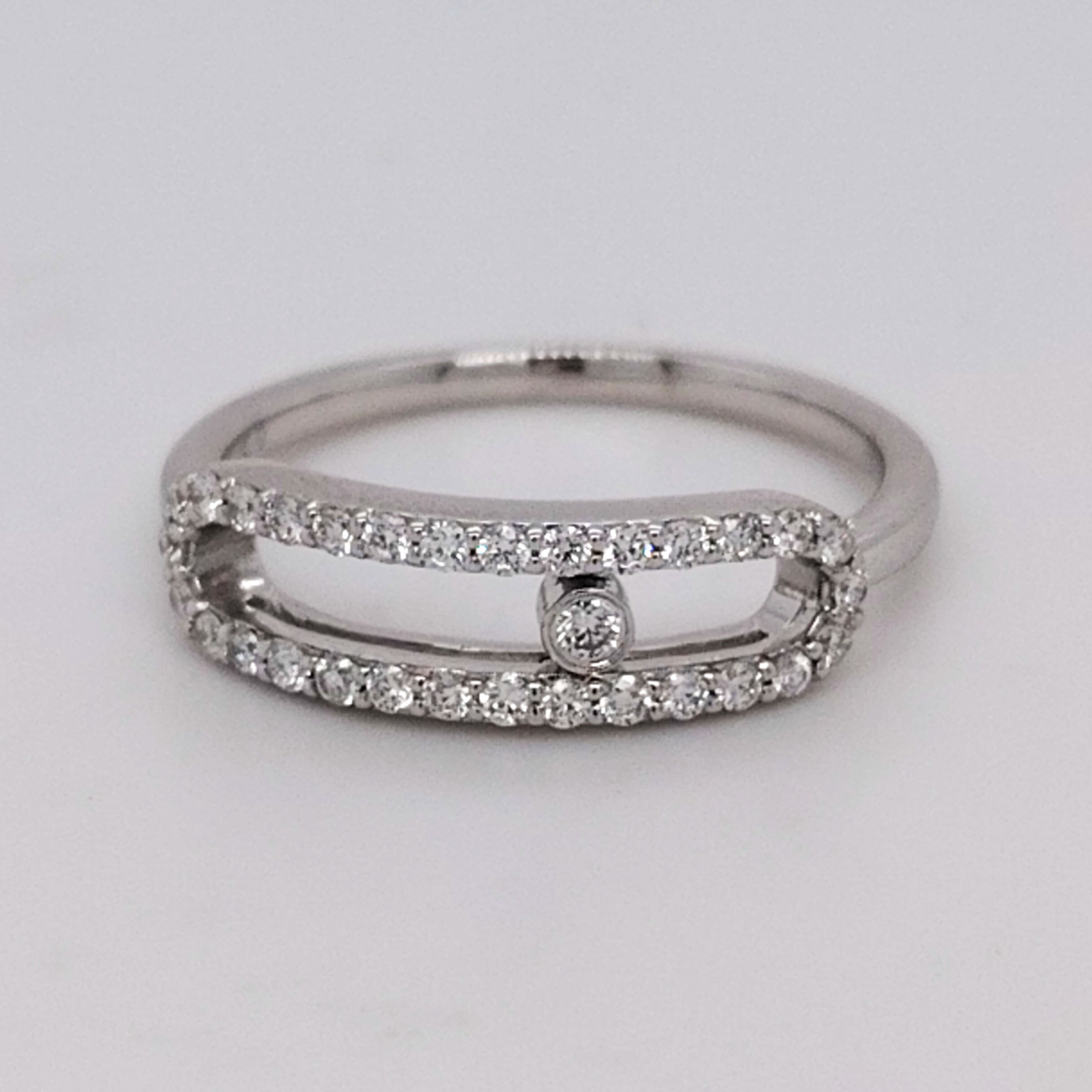 Timeless Sliding Diamond Ring