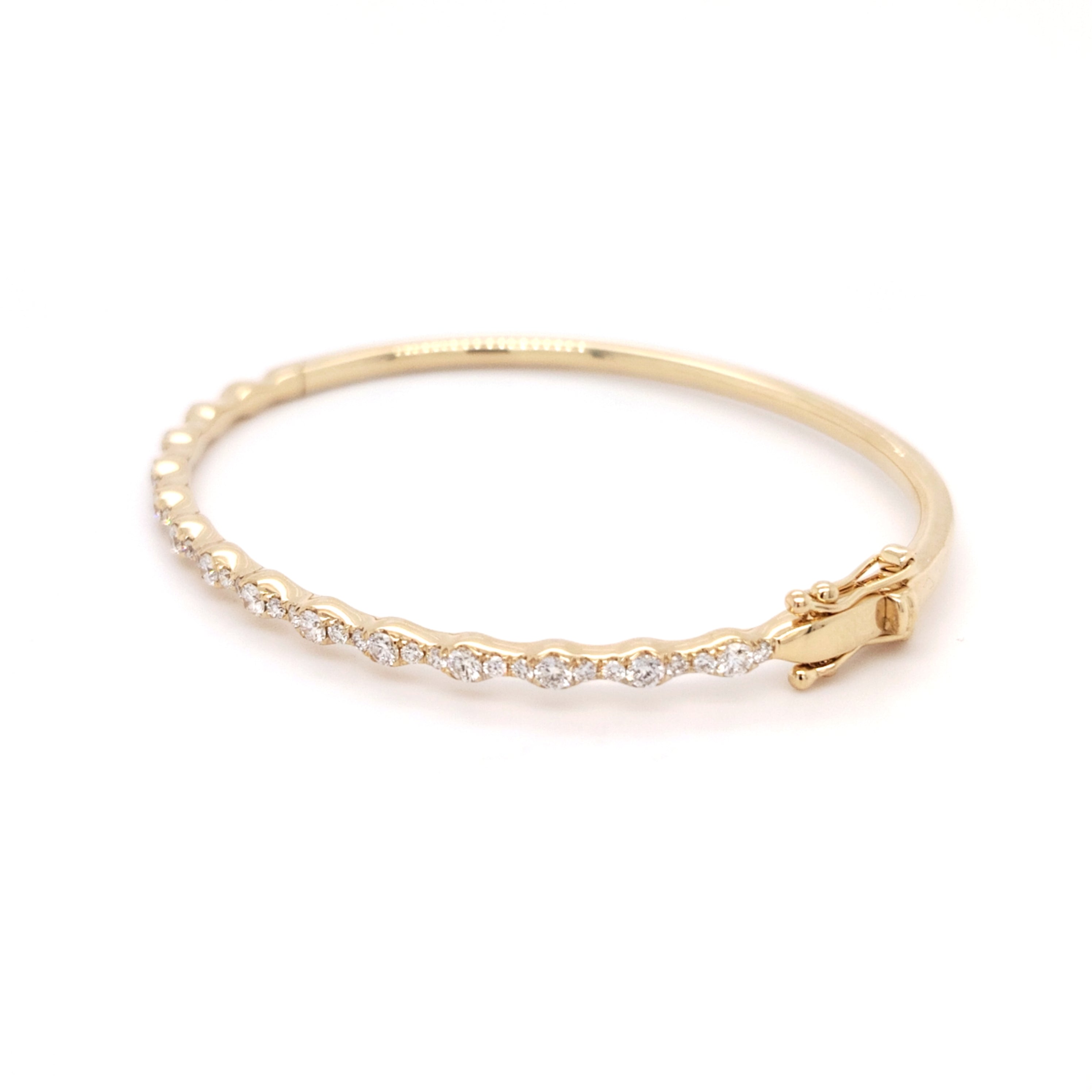 Classic Diamond Accent Bangle