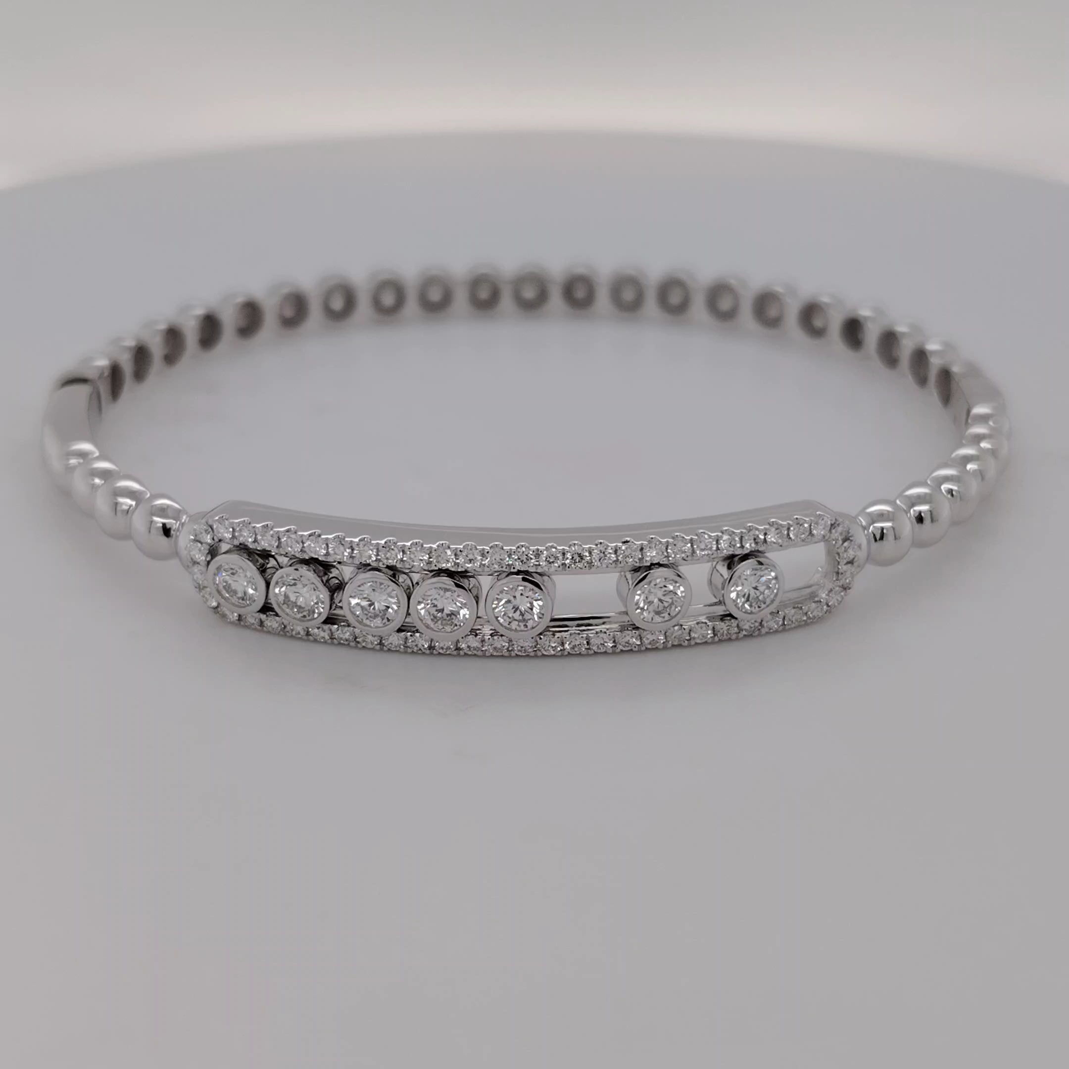 Diamond Bar Stretch Bracelet