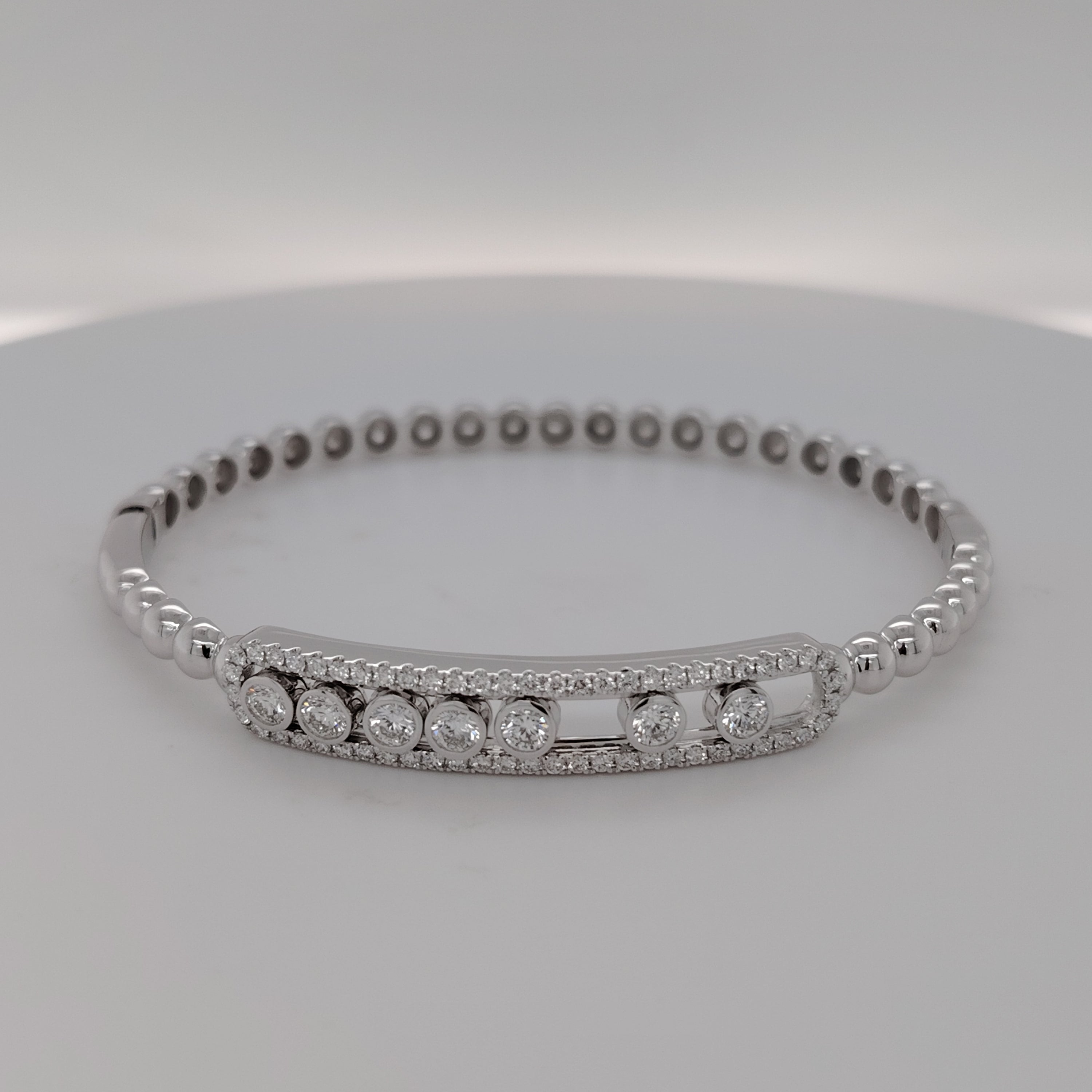Diamond Bar Stretch Bracelet