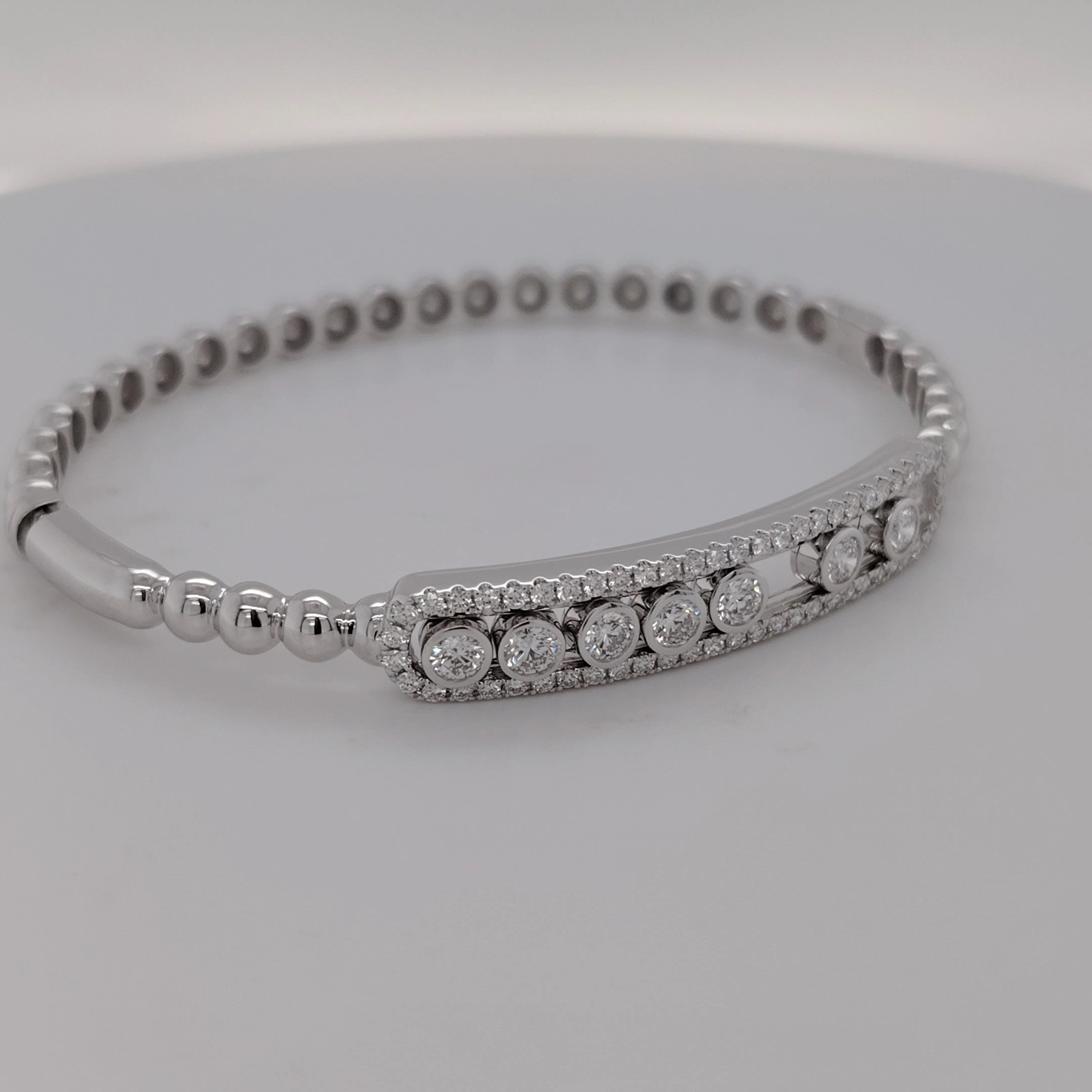 Diamond Bar Stretch Bracelet