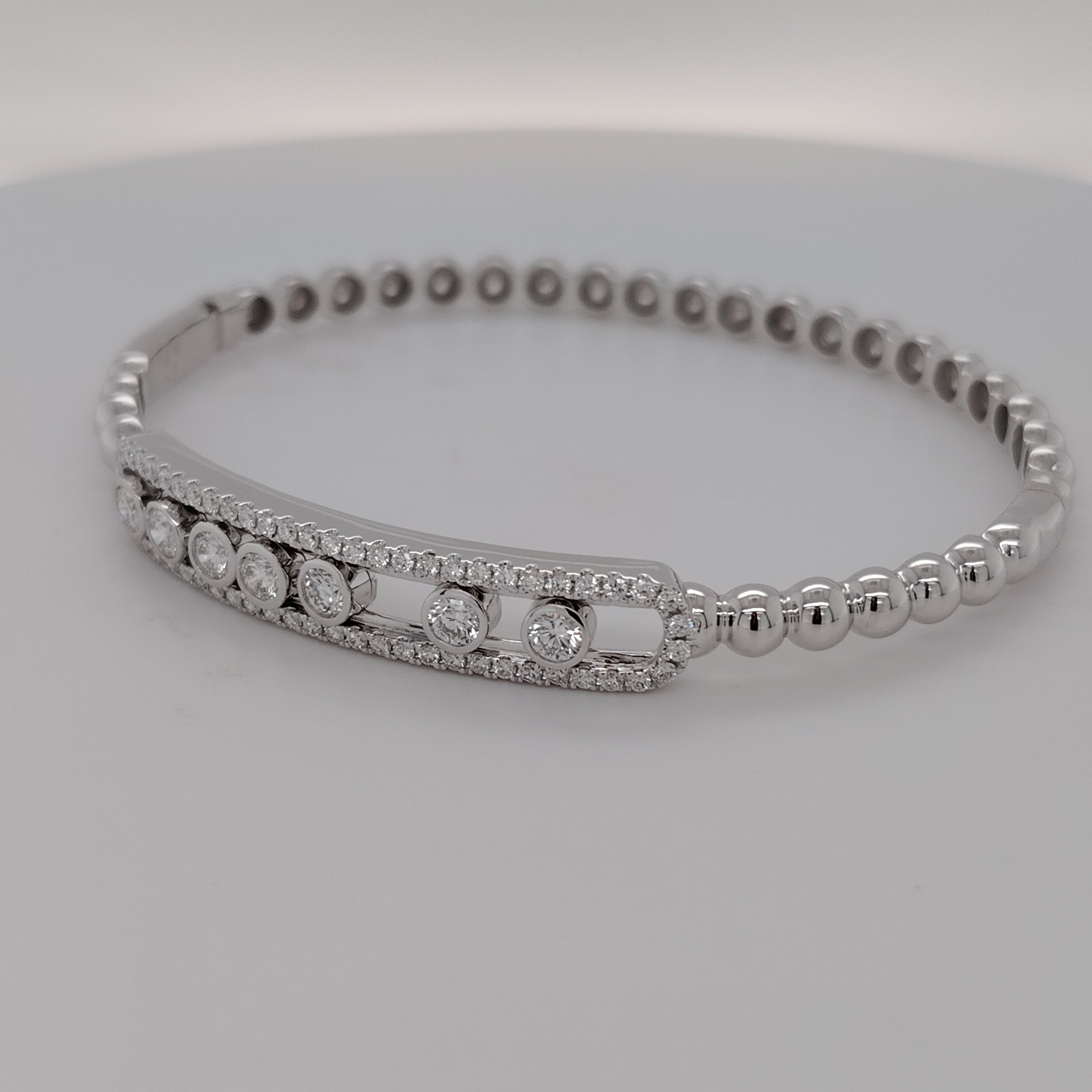 Diamond Bar Stretch Bracelet