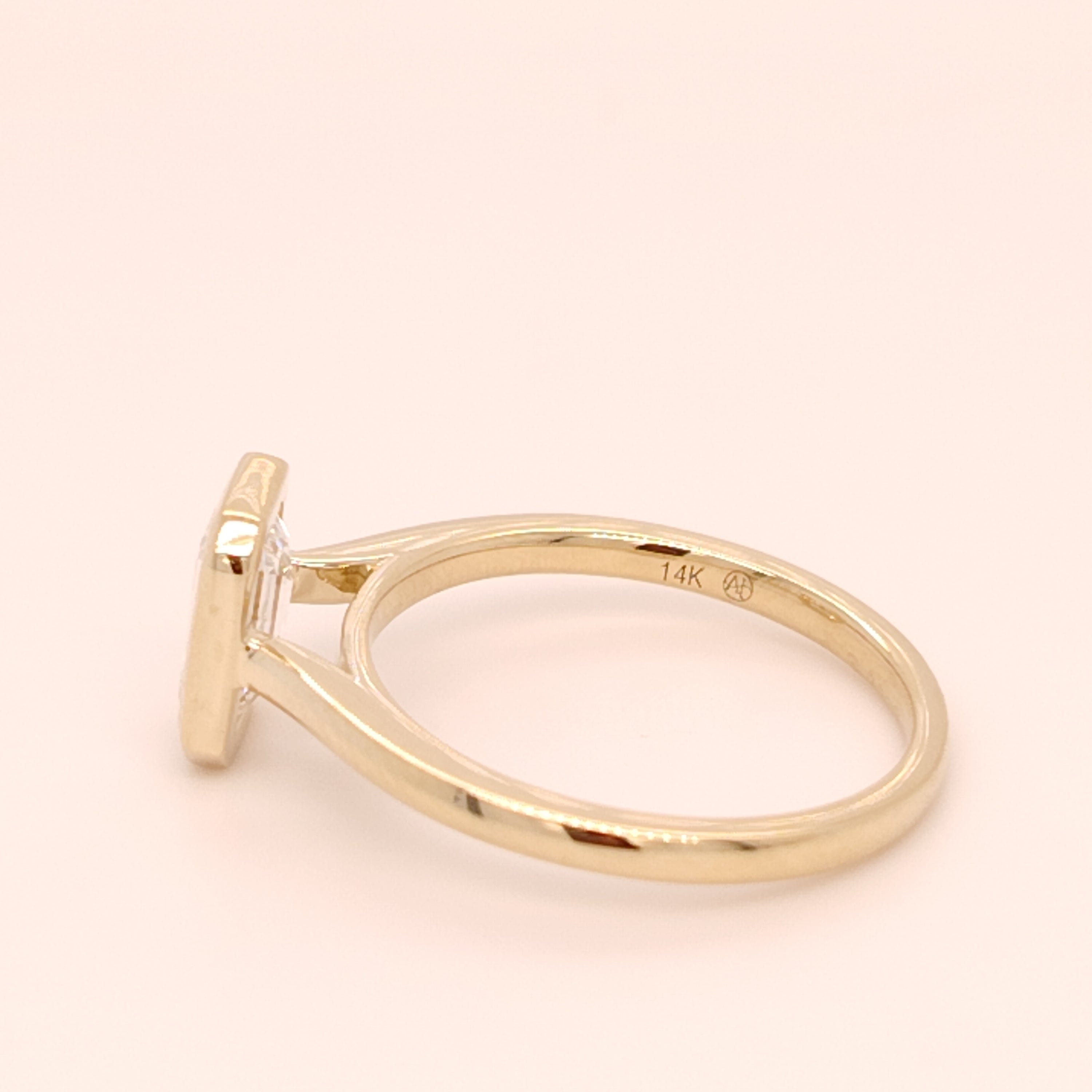 Emerald-Cut Solitaire Ring