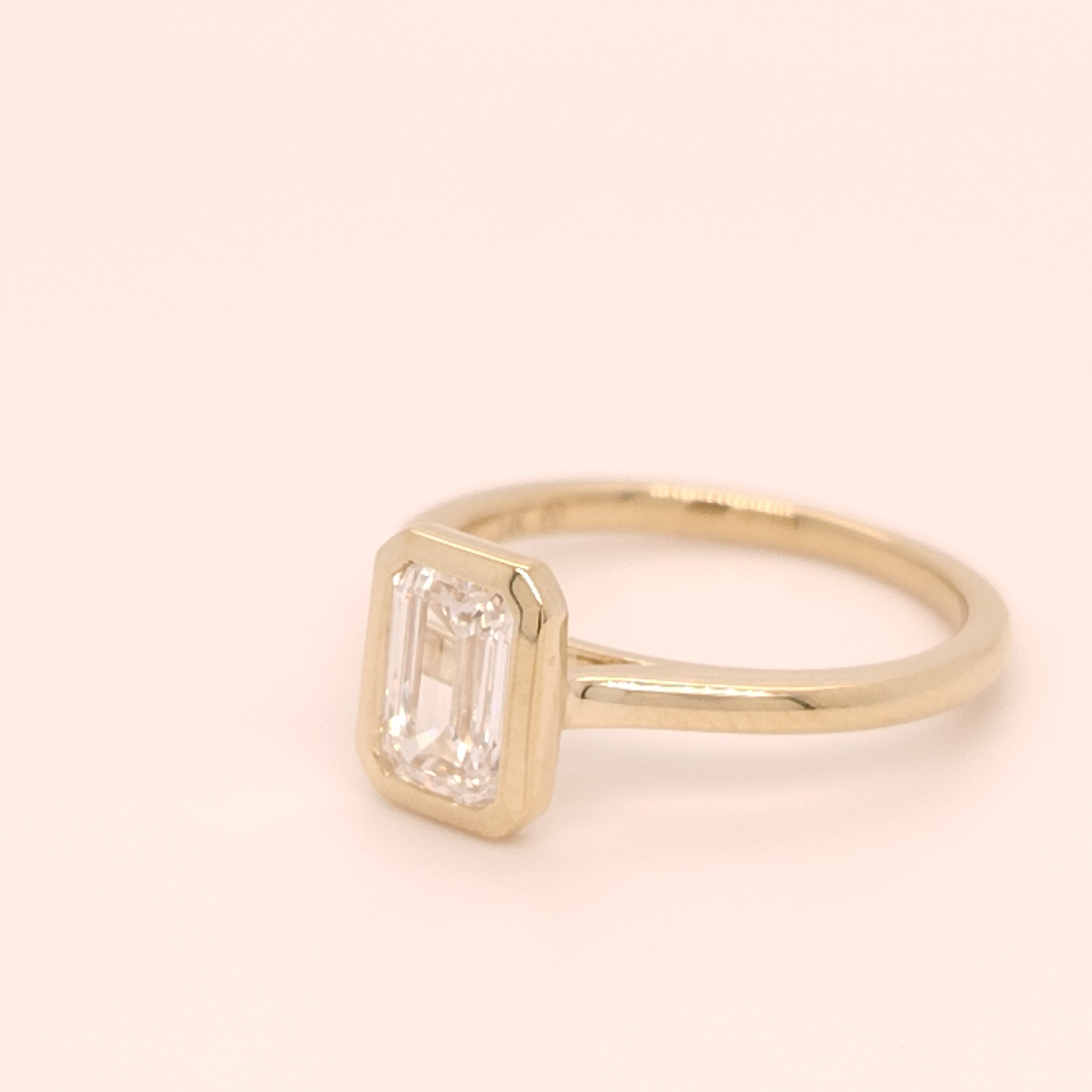 Emerald-Cut Solitaire Ring