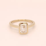 Emerald-Cut Solitaire Ring