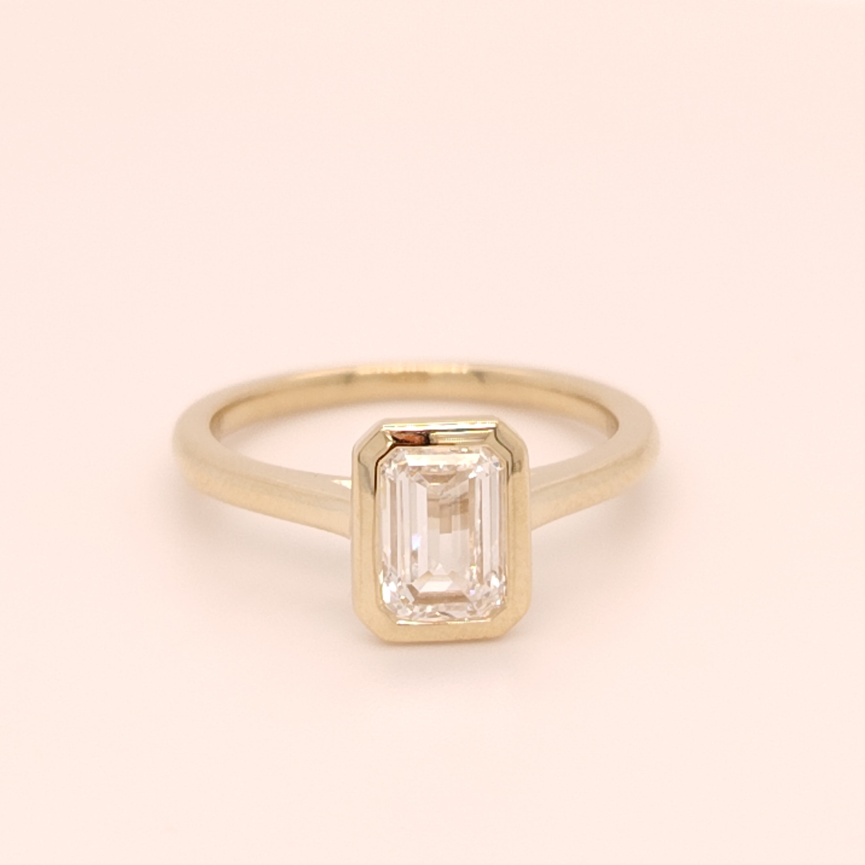 Emerald-Cut Solitaire Ring