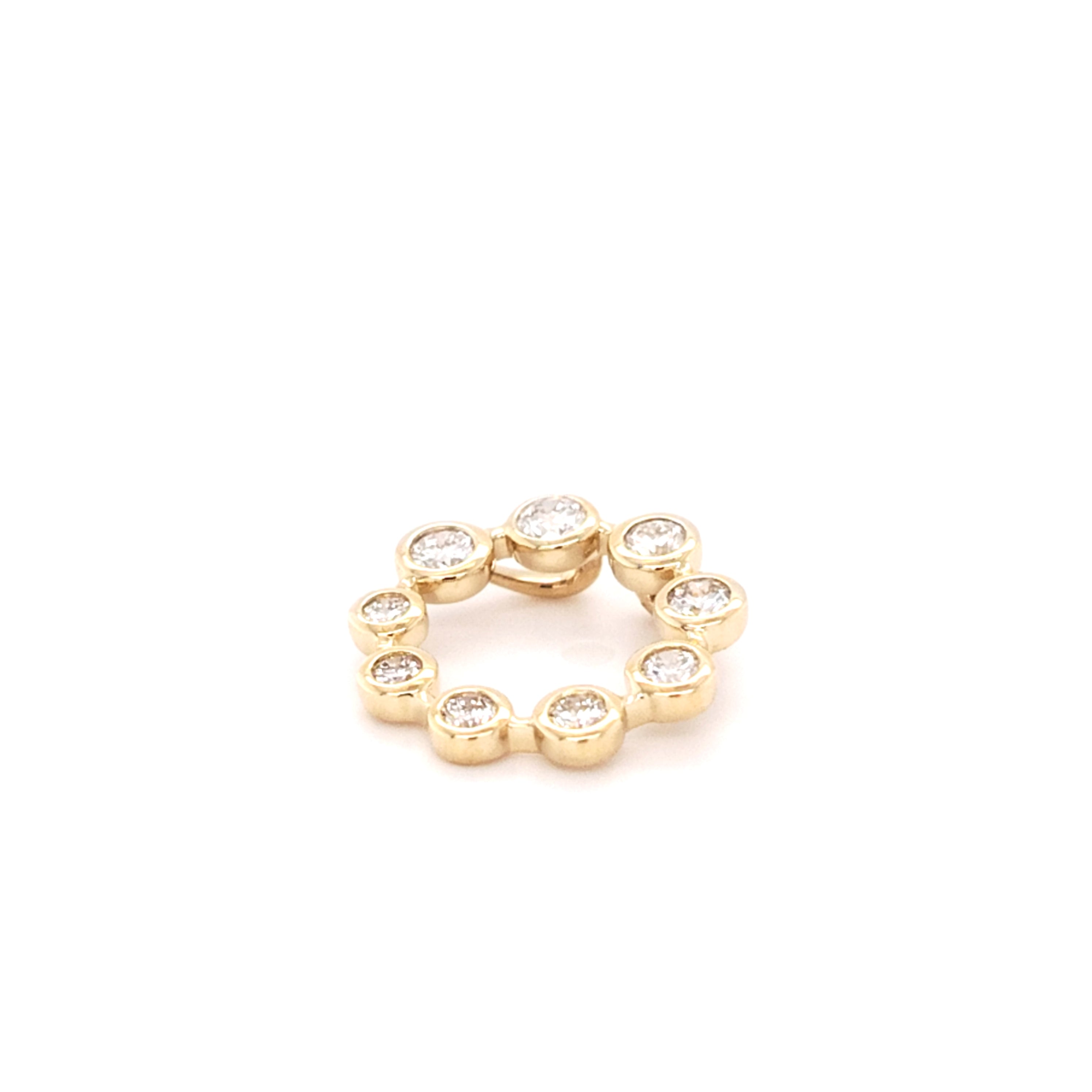 Celestial Halo Diamond Pendant