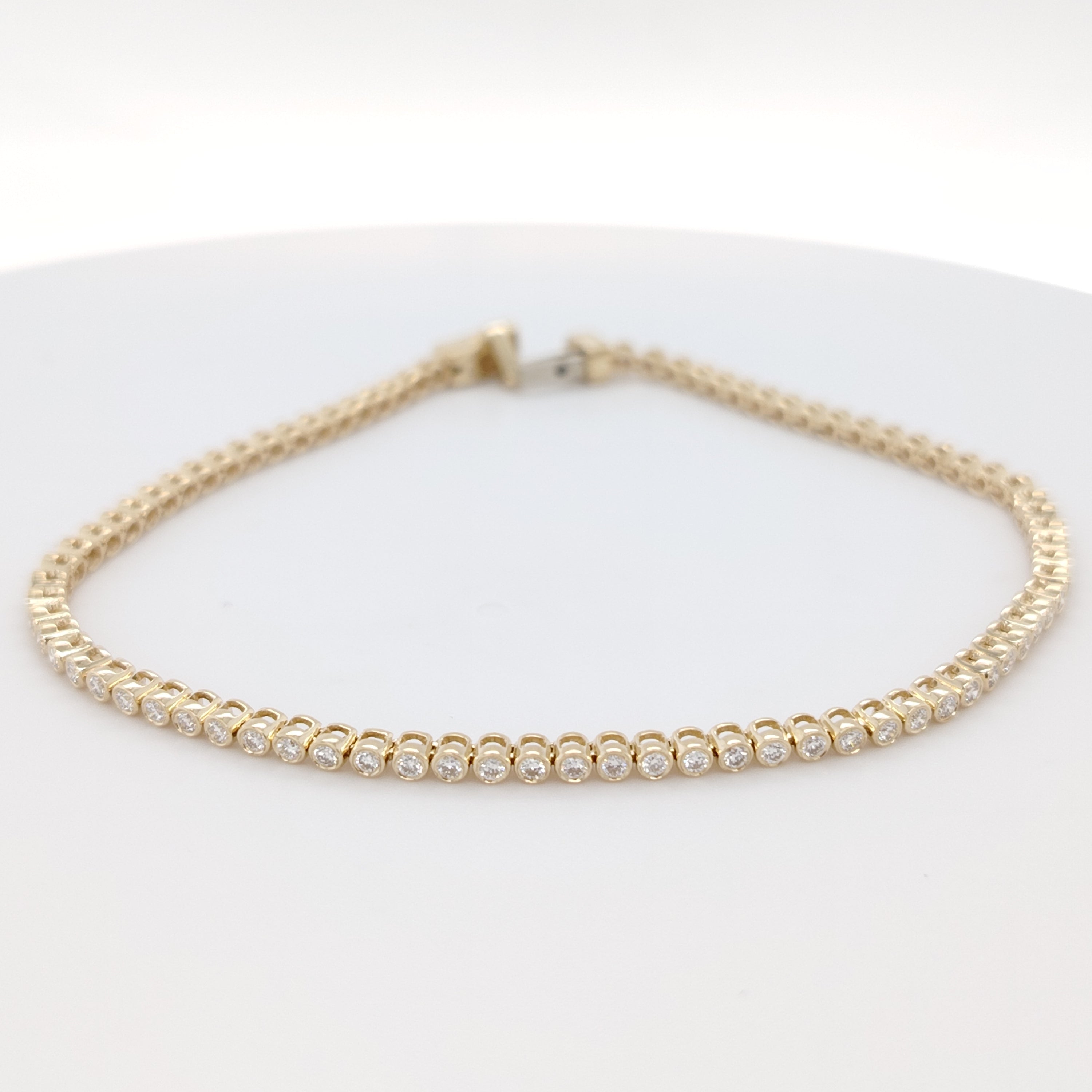 Refined Diamond Tennis Bracelet