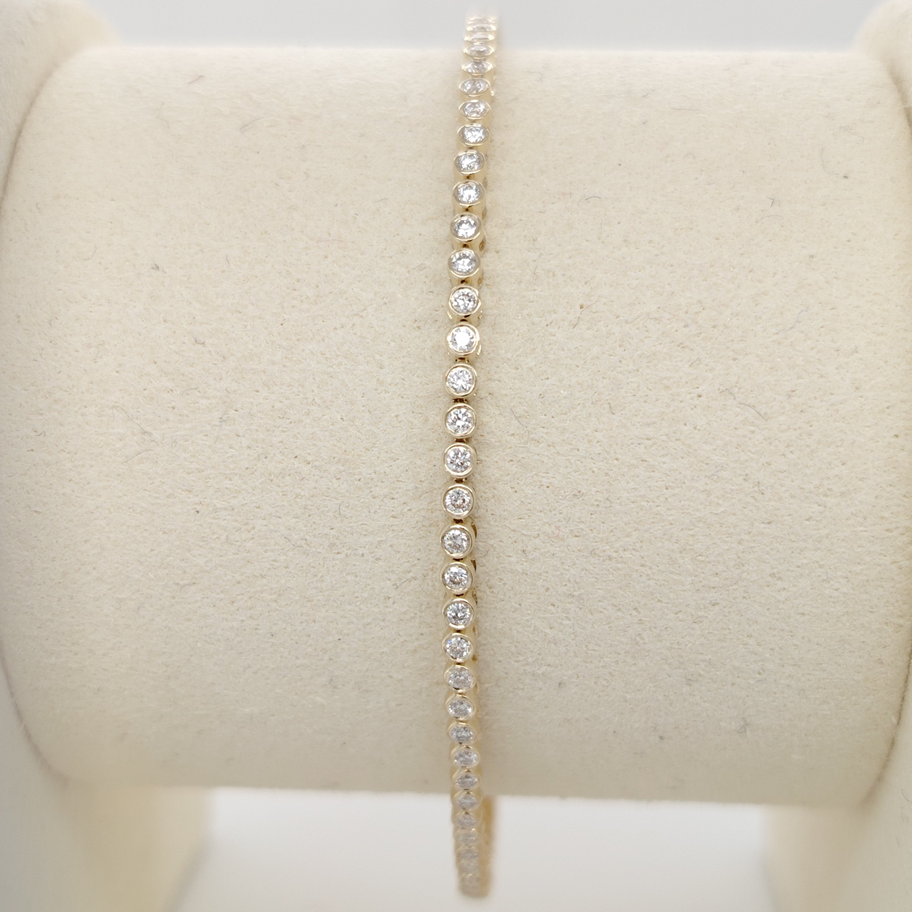 Refined Diamond Tennis Bracelet