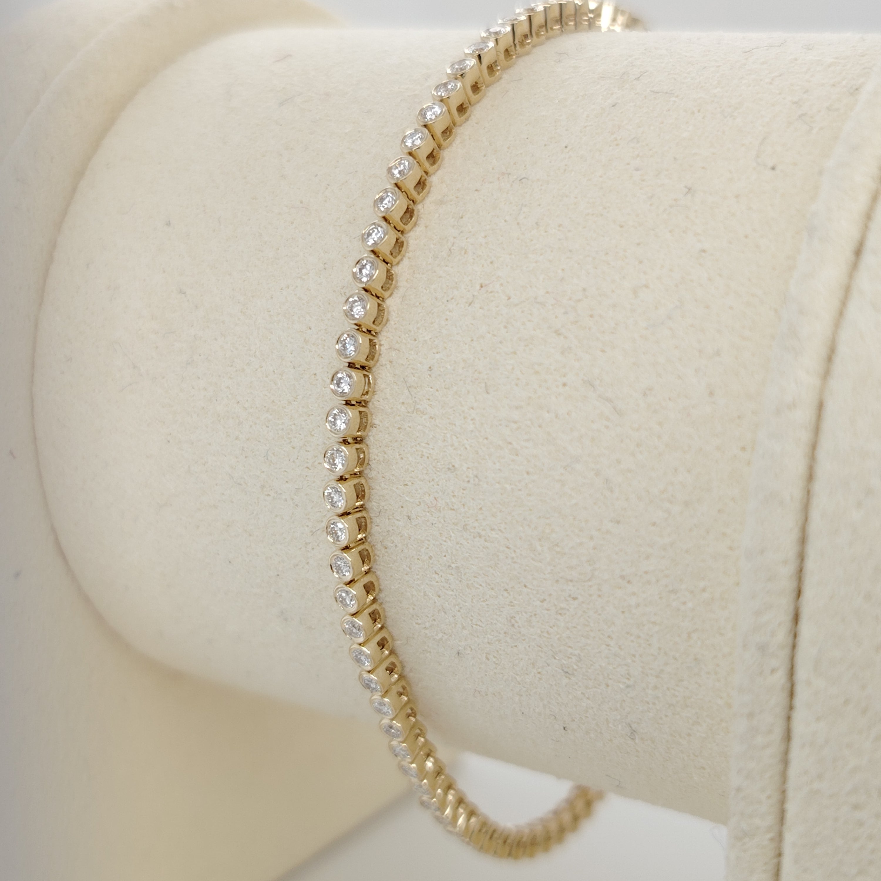 Refined Diamond Tennis Bracelet