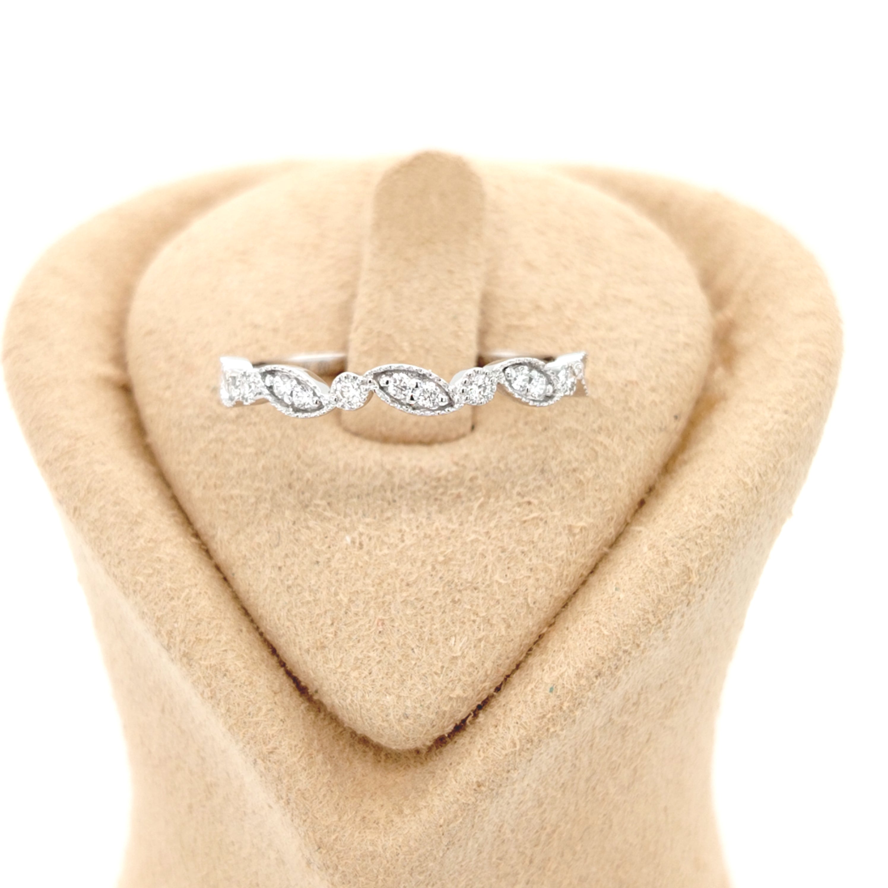 Twisted Elegance Diamond Ring