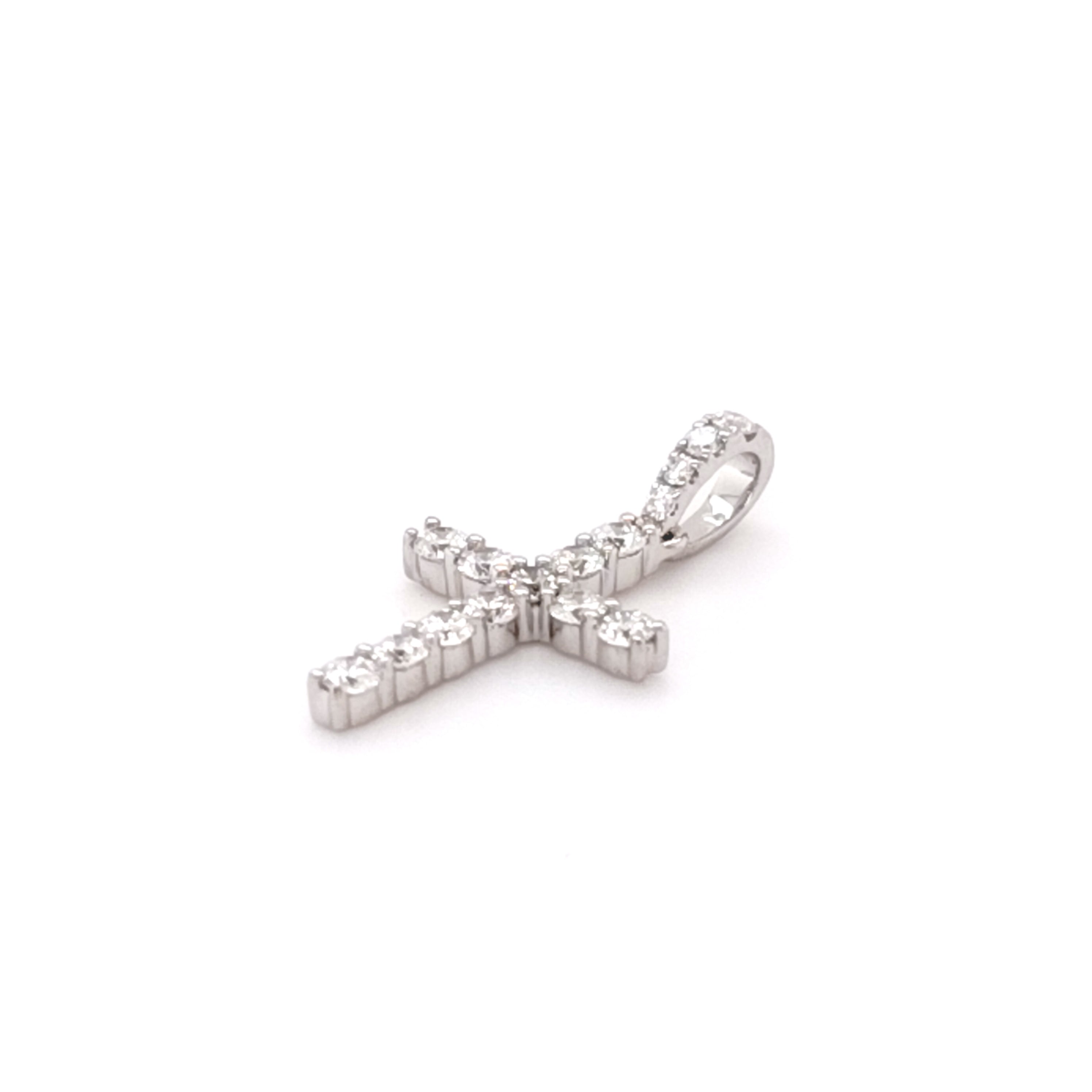 Classic Diamond Cross Pendant