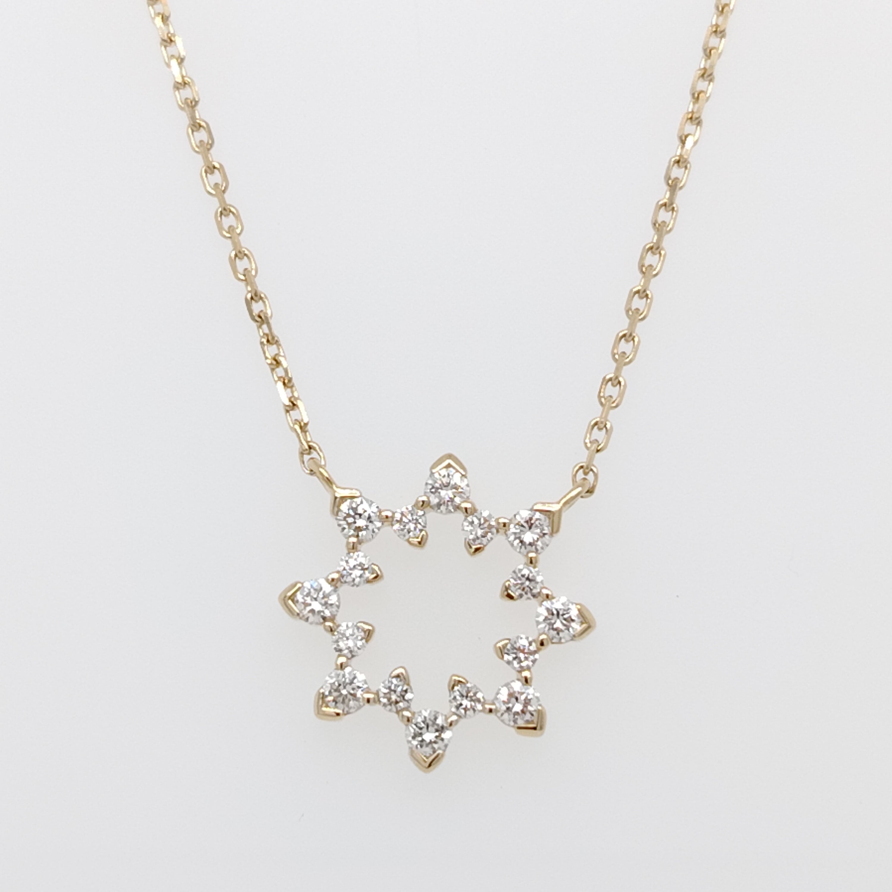 Starburst Diamond Pendant