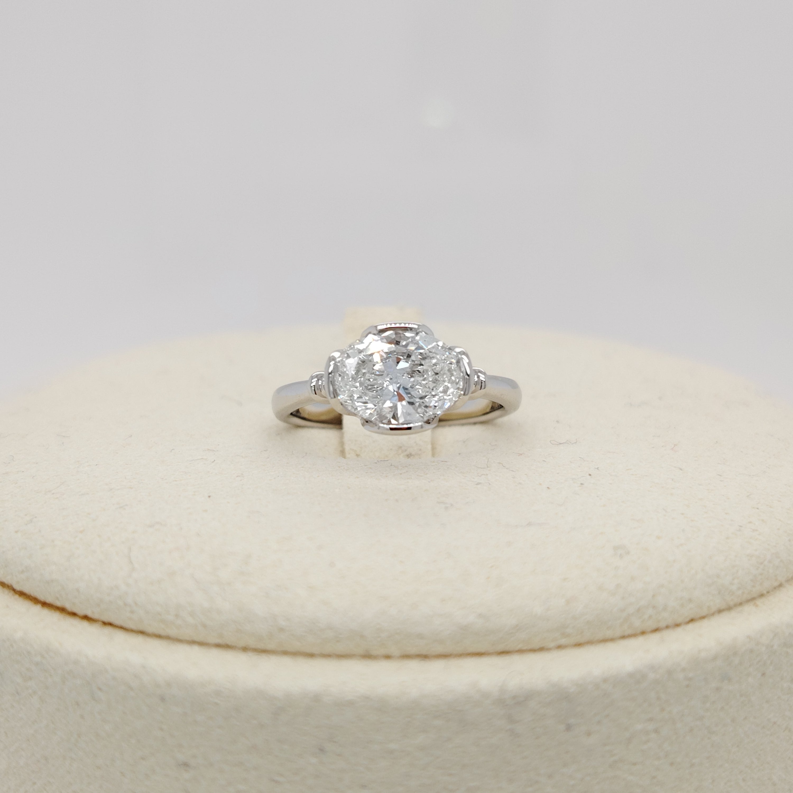 Timeless Oval Lab Grown Diamond Ring