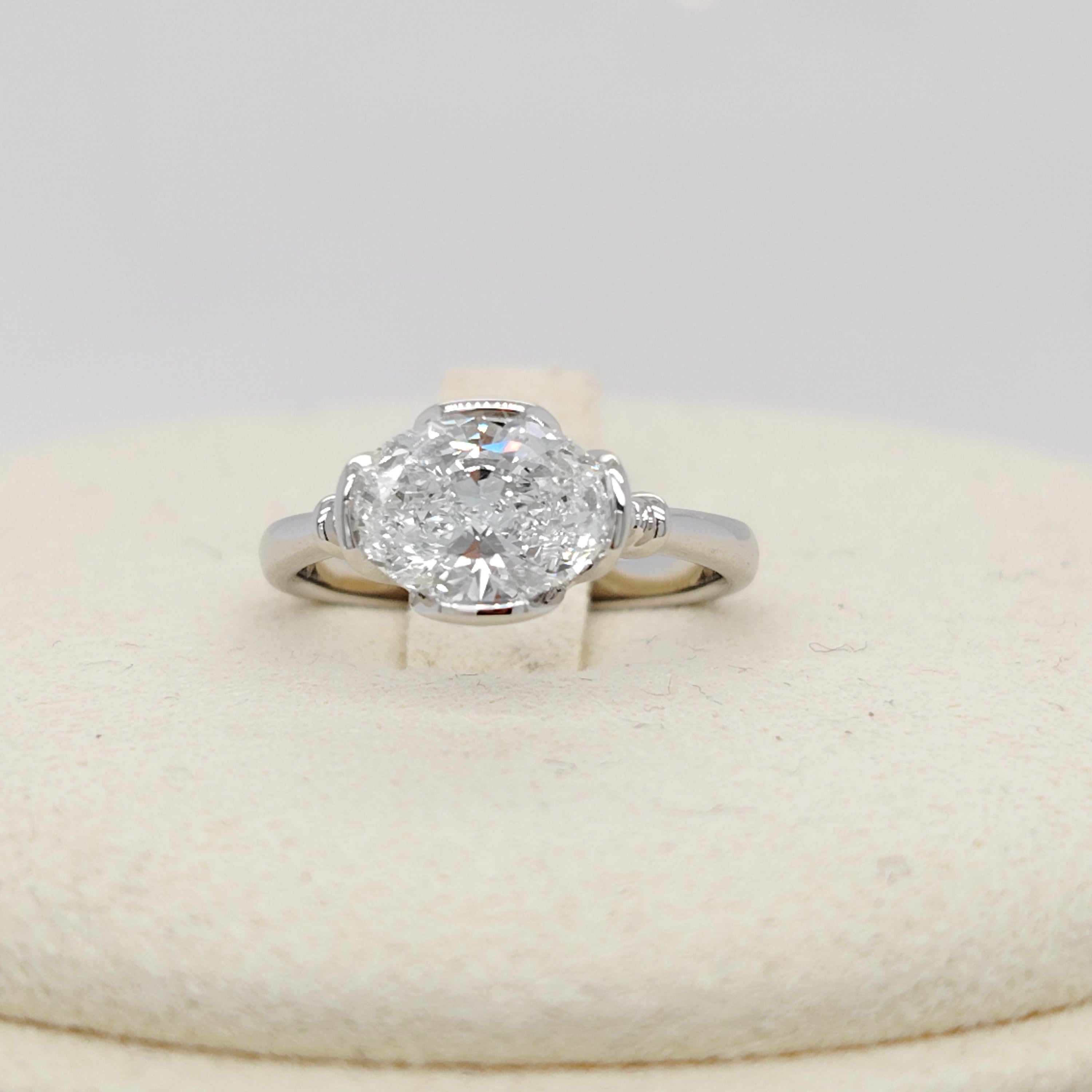 Timeless Oval Lab Grown Diamond Ring