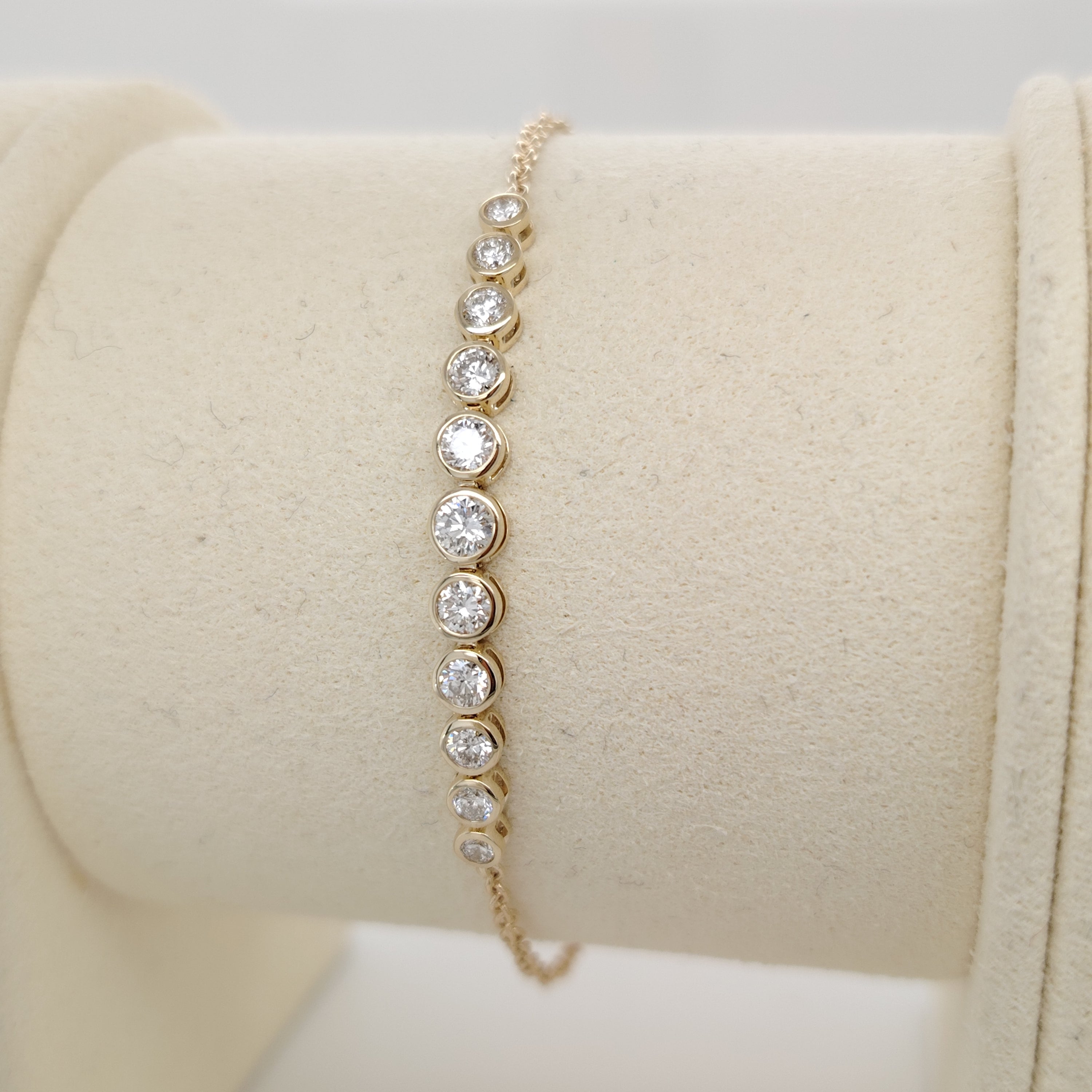 Multi-Bezel Diamond Bracelet