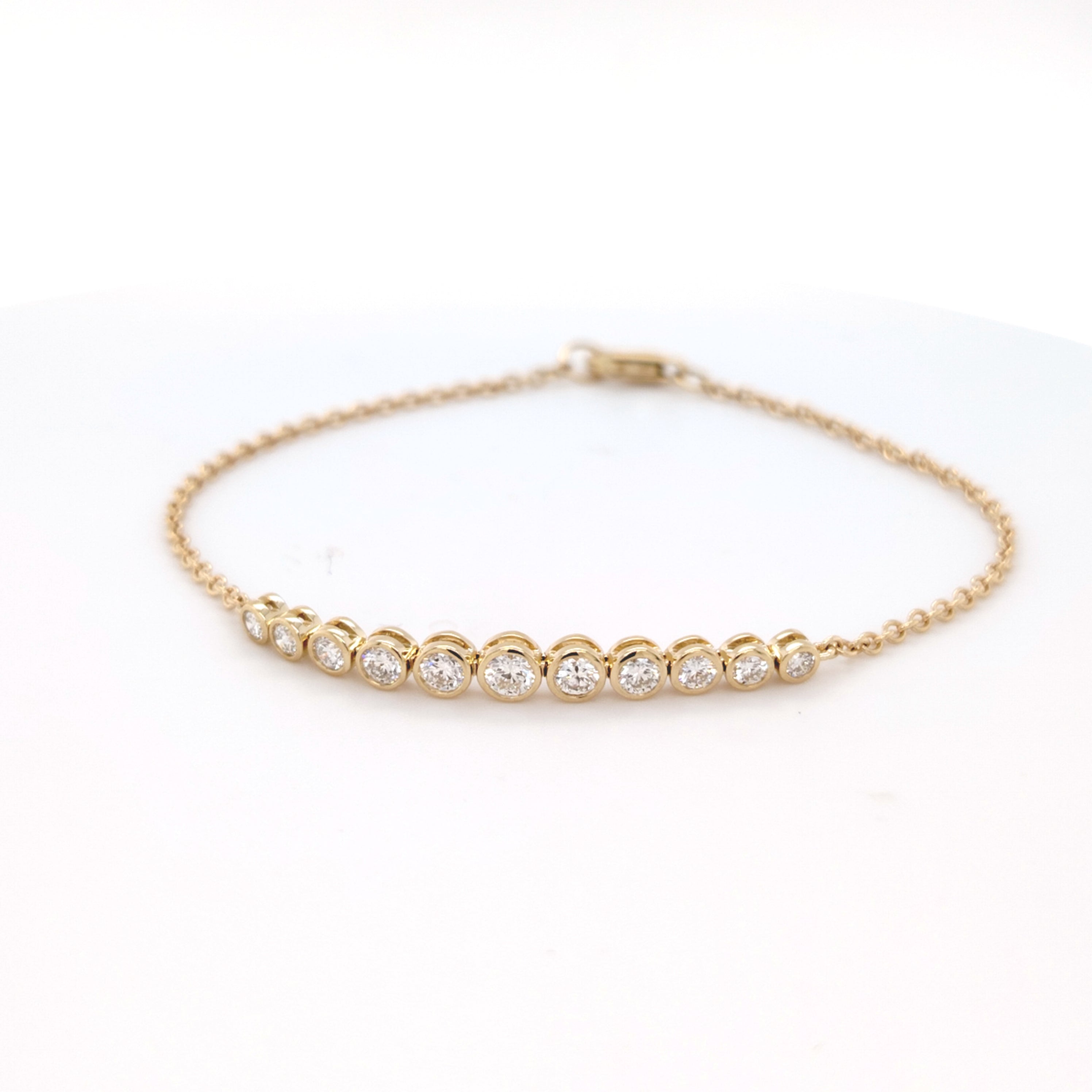 Multi-Bezel Diamond Bracelet