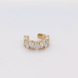 Lumière Pear Diamond Cuff Earring